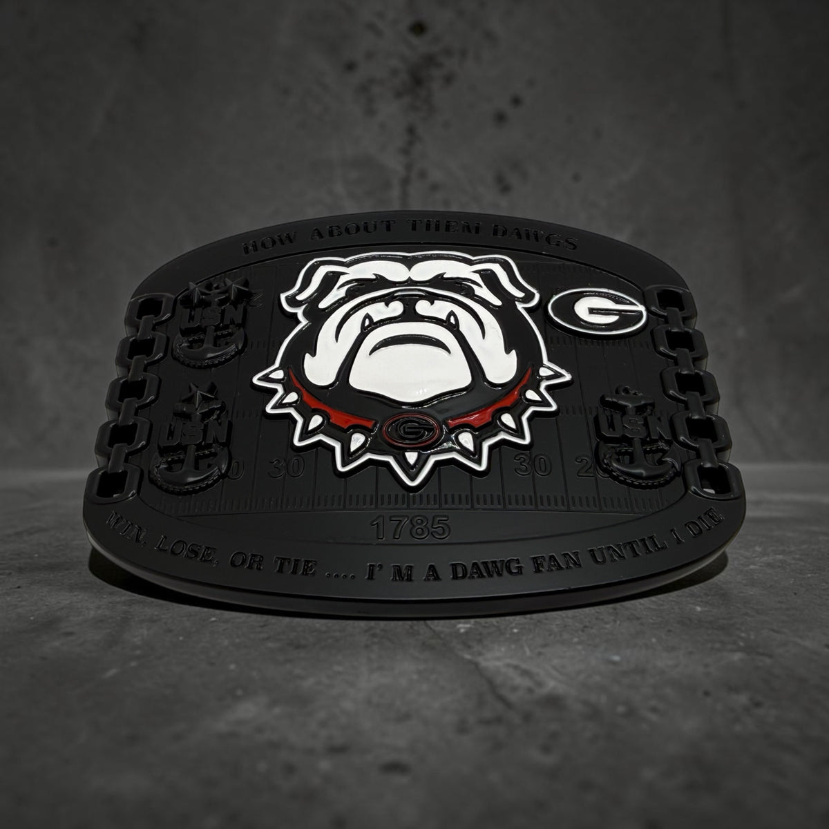 Georgia Dawgs CHIEF Belt Buckles