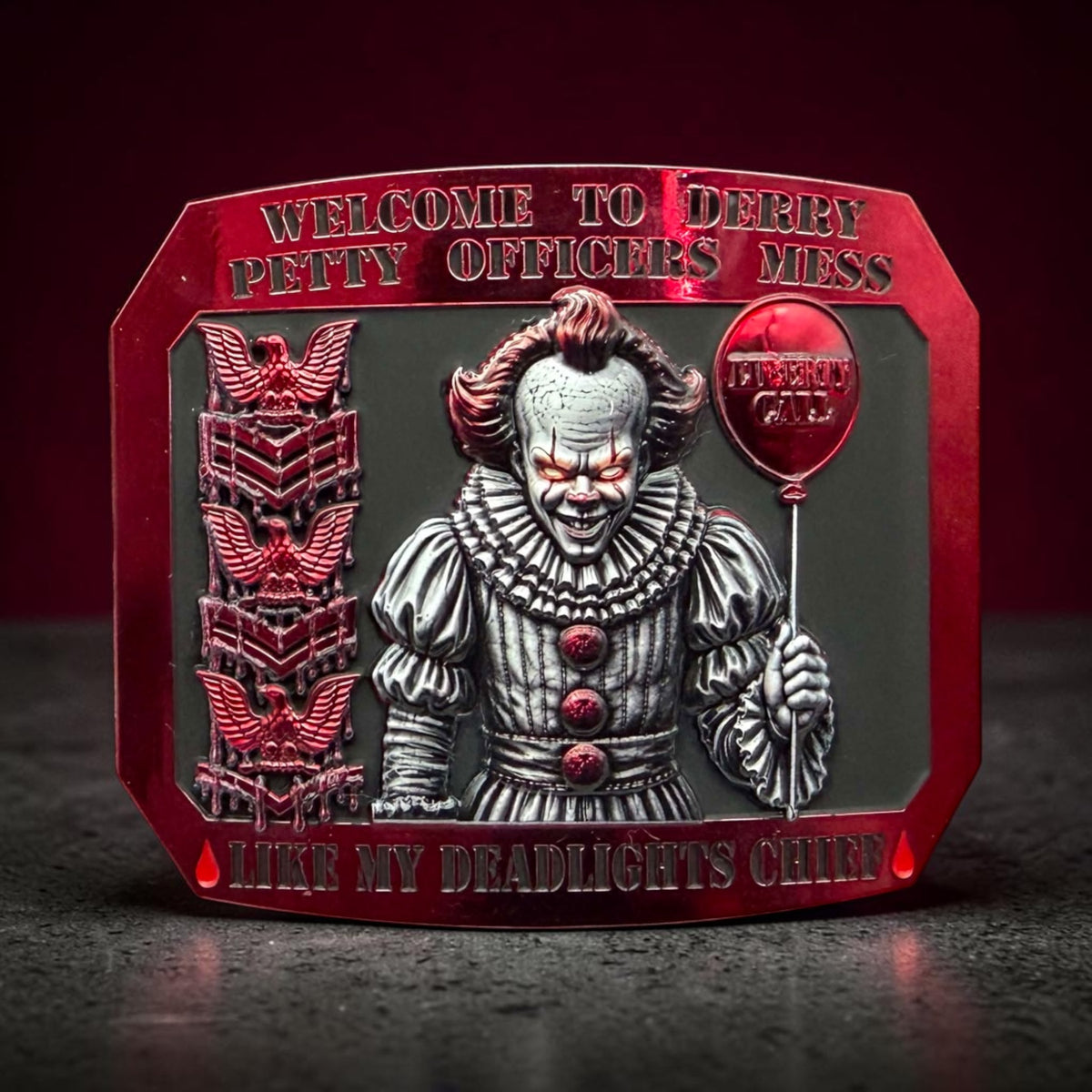 Pennywise IT Petty Officers Belt Buckles