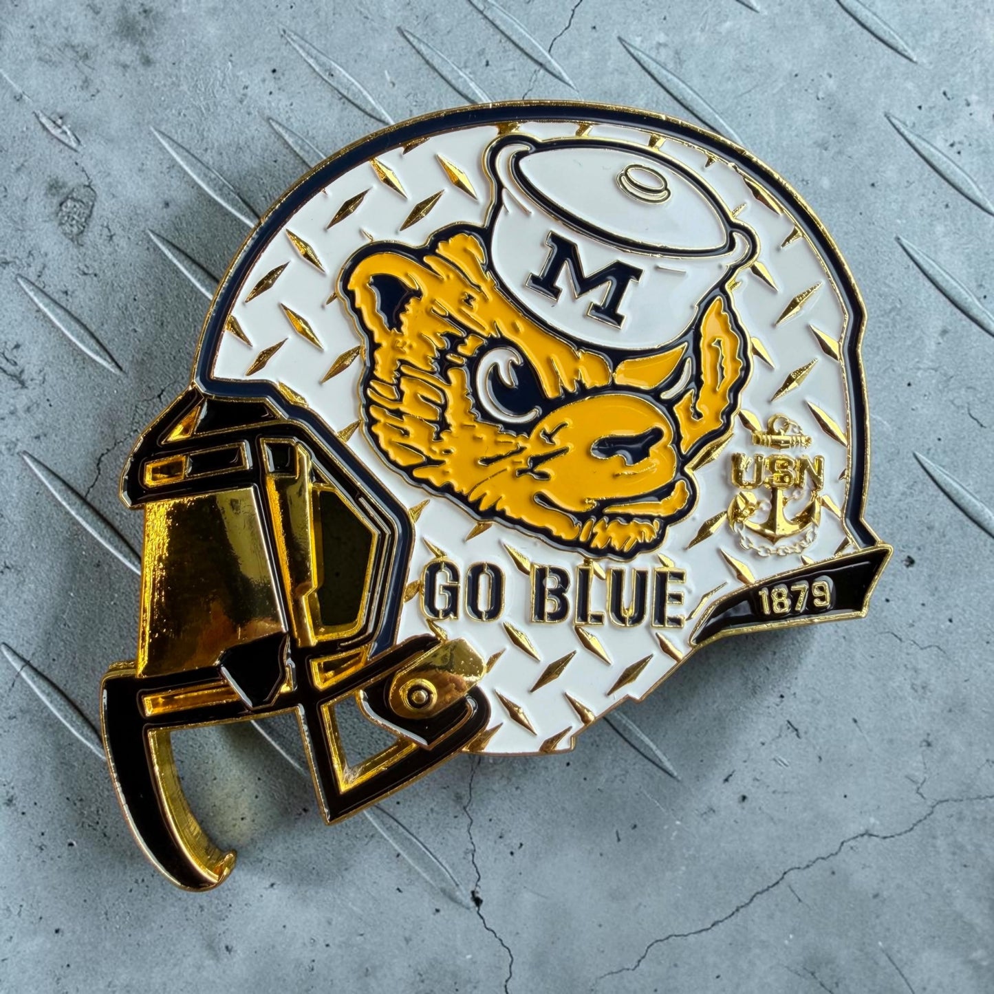 Go Blue Wolverines Helmets
