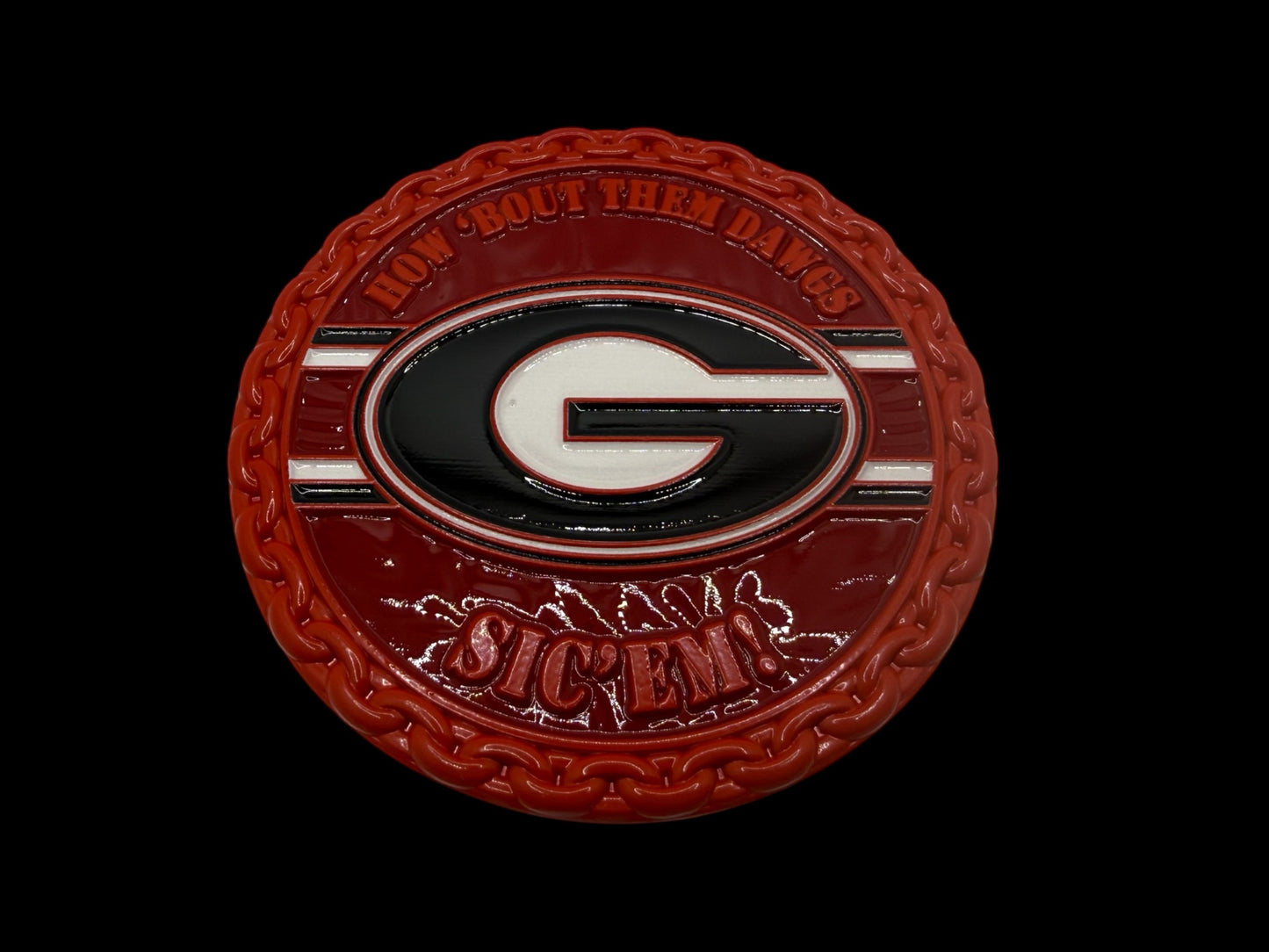 Georgia Dawgs Beer/Golf Marker