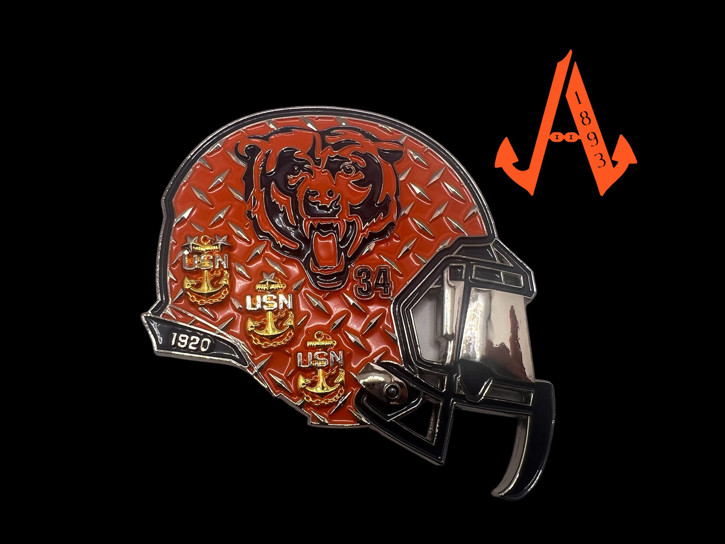 DA BEARS Helmet Bottle Opener