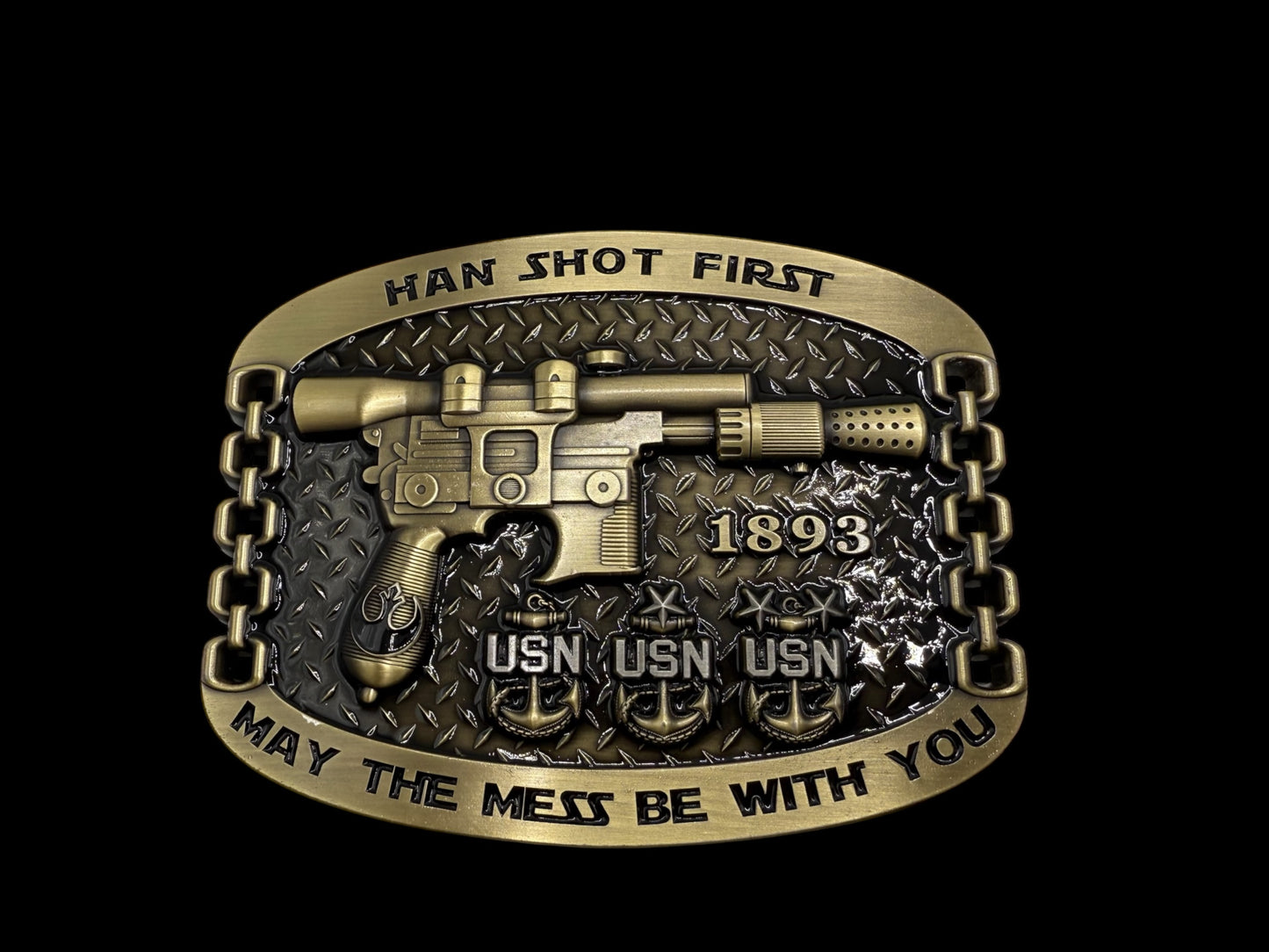 Han Shot First Belt Buckle