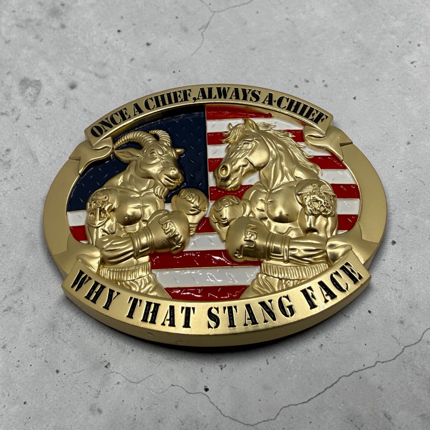 STANG FACE ‘Mustang Belt Buckle