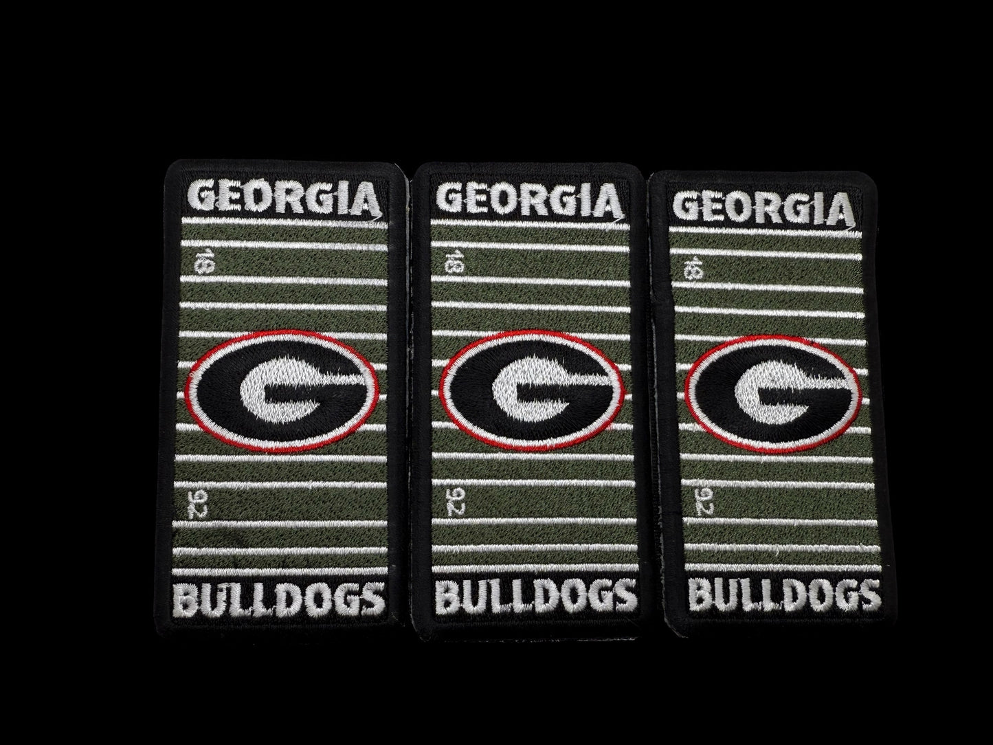 Georgia Dawgs Type 3 patch 3 pack