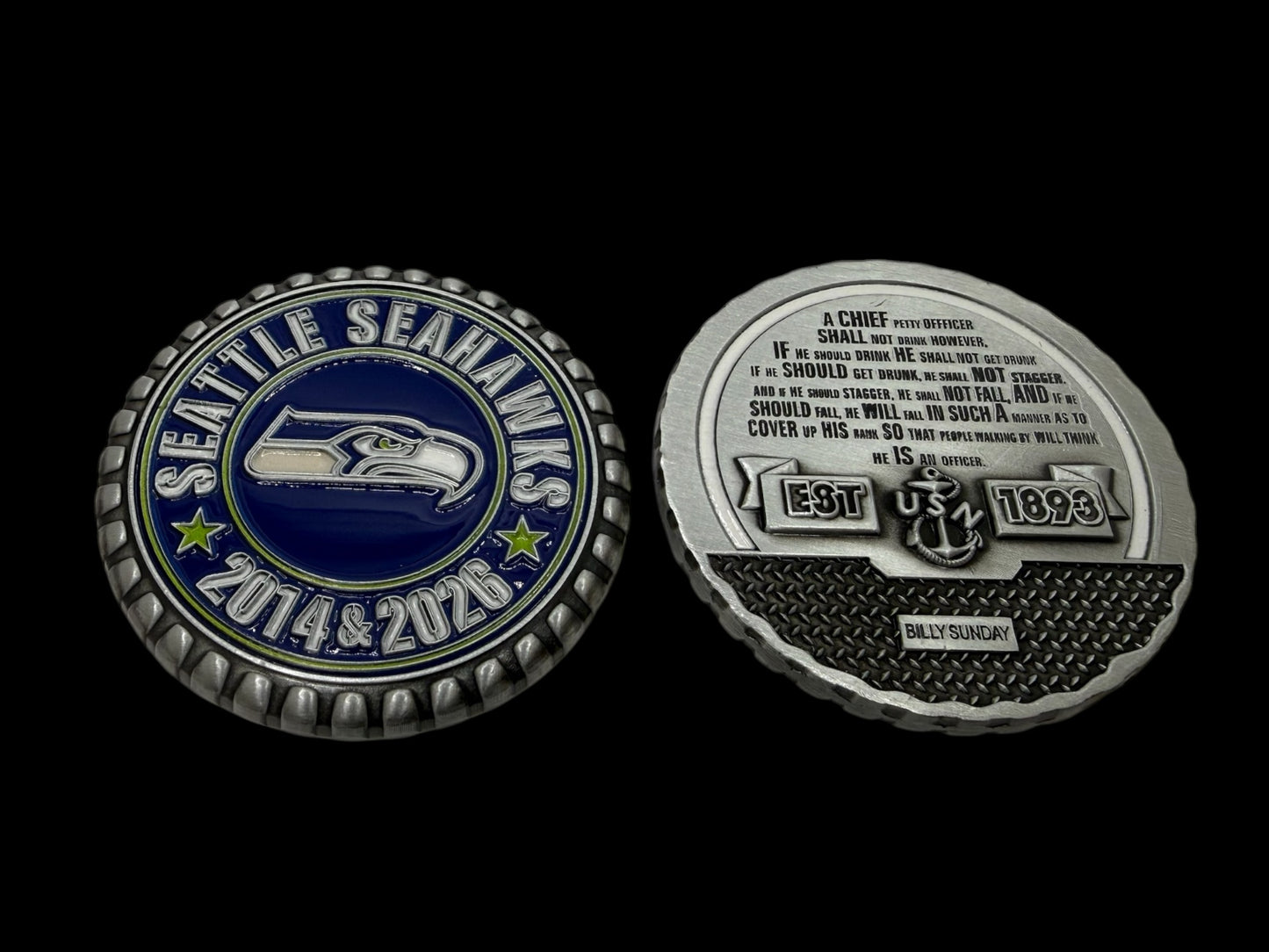 Seahawks Billy Sunday