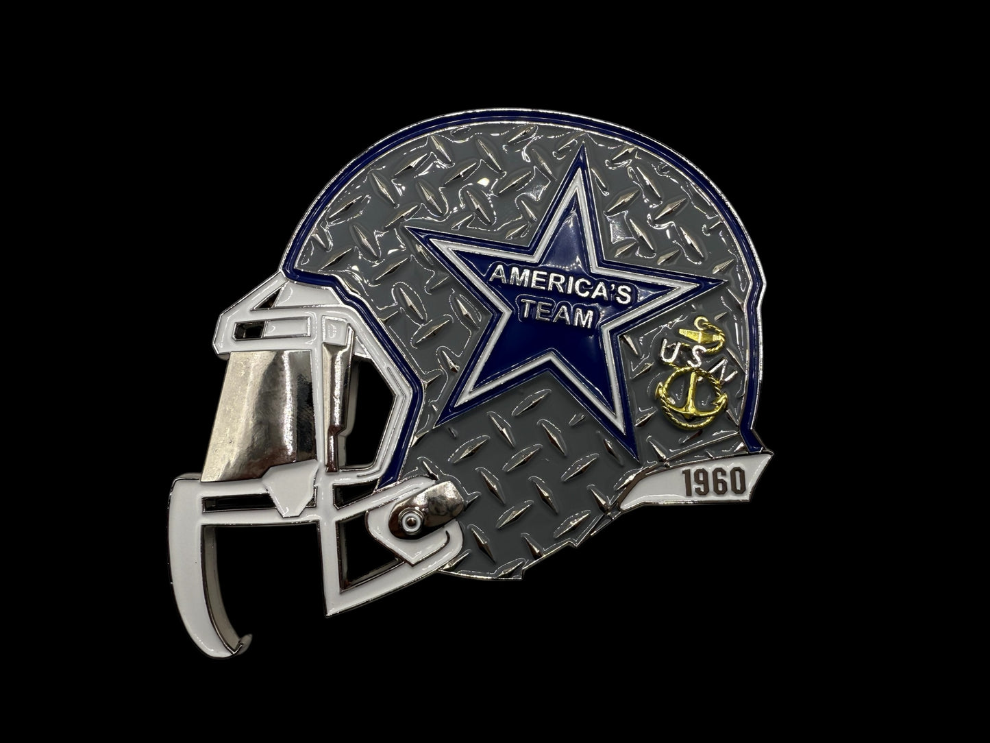 America's Team Helmet bottle opener