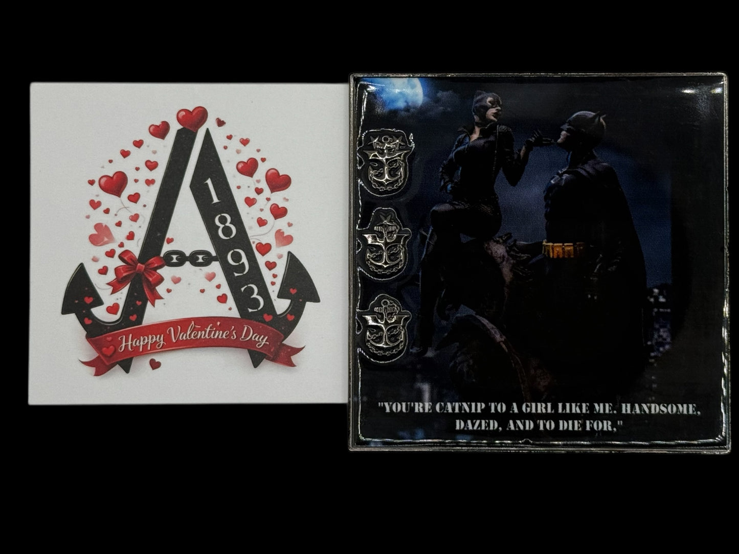 Dark Knight and Catwoman Vday card