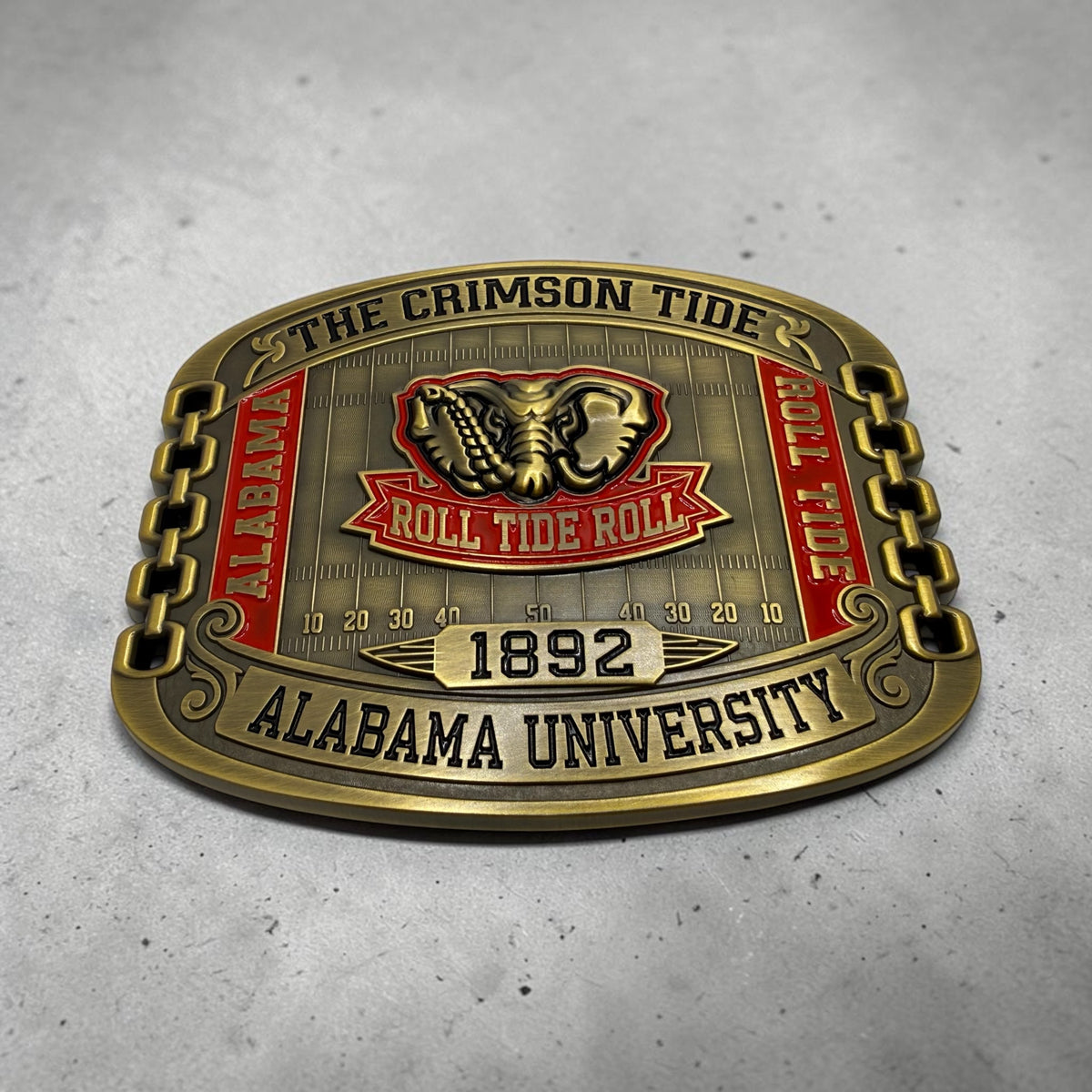 ROLL TIDE ROLL BAMA BUCKLES