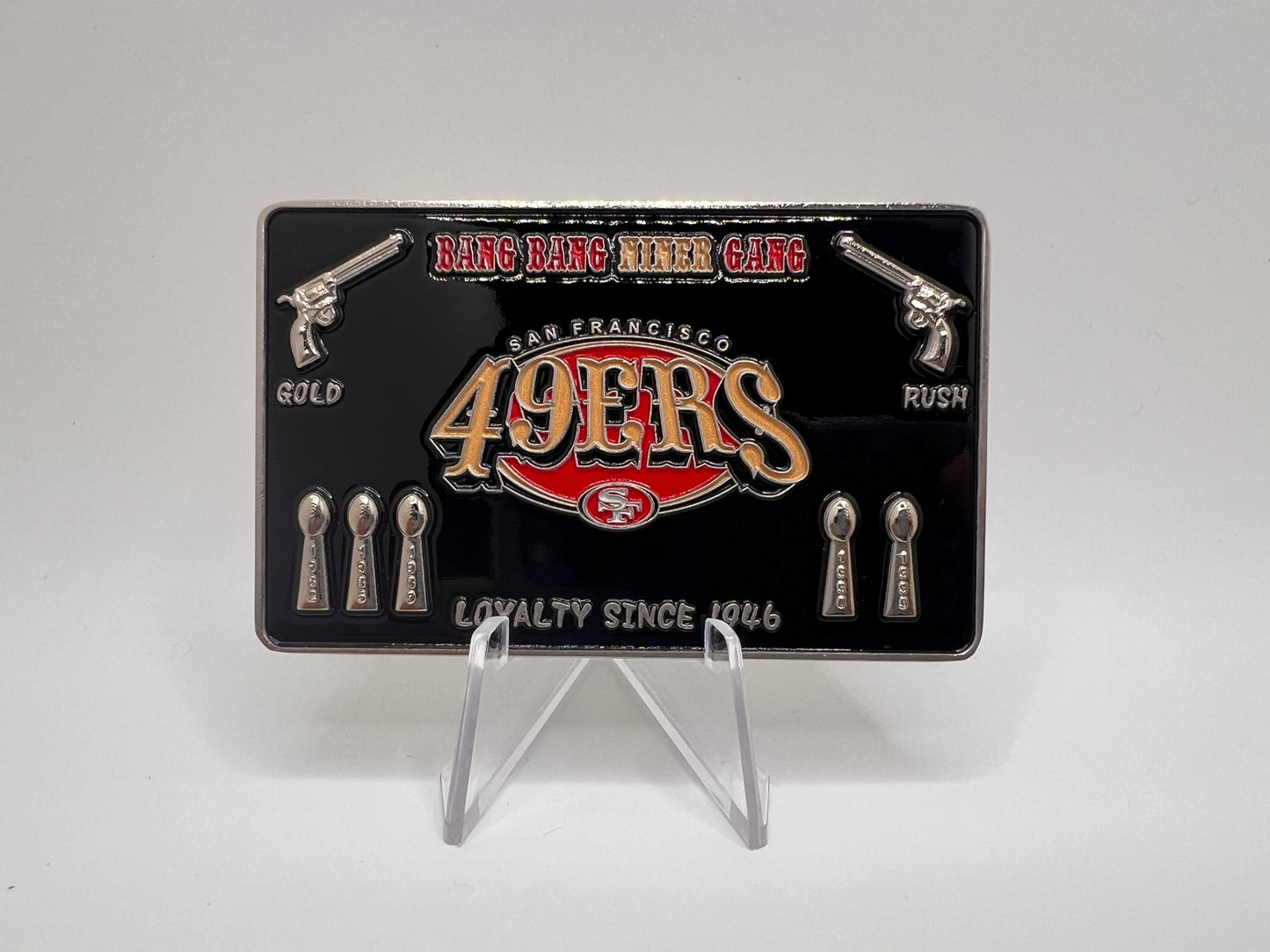 Bang Bang Niner Gang Loyalty Card.