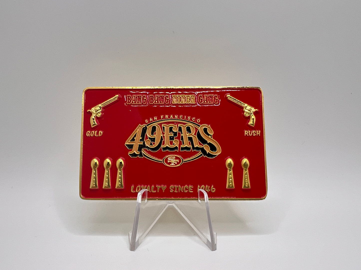 Bang Bang Niner Gang Loyalty Card.
