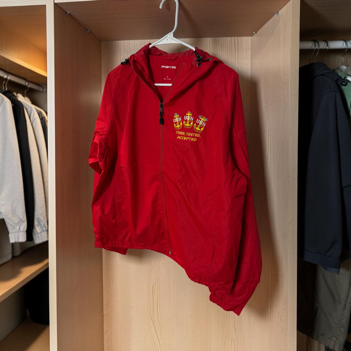 THE CHOSEN FEW FULL ZIP WINDBREAKER/RAINJACKET