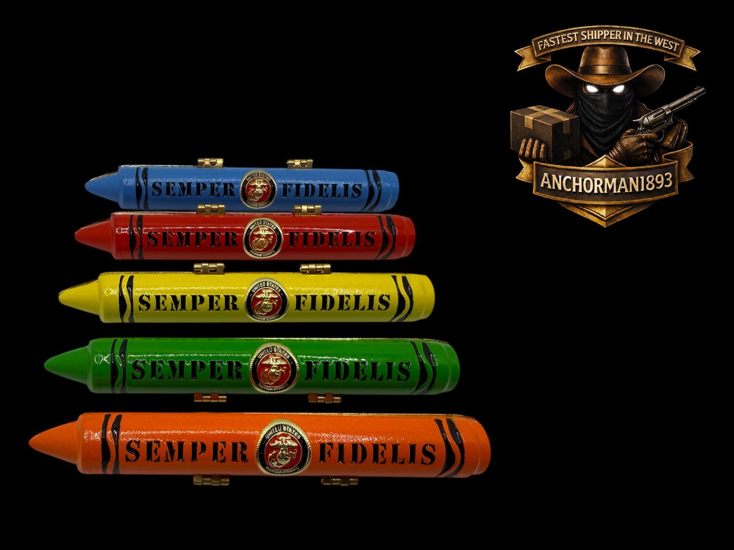 Marines 4 inch Saber Crayons