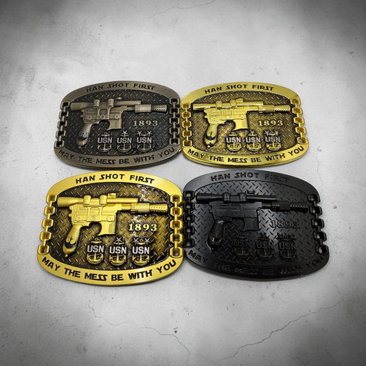 Han Shot First Belt Buckle