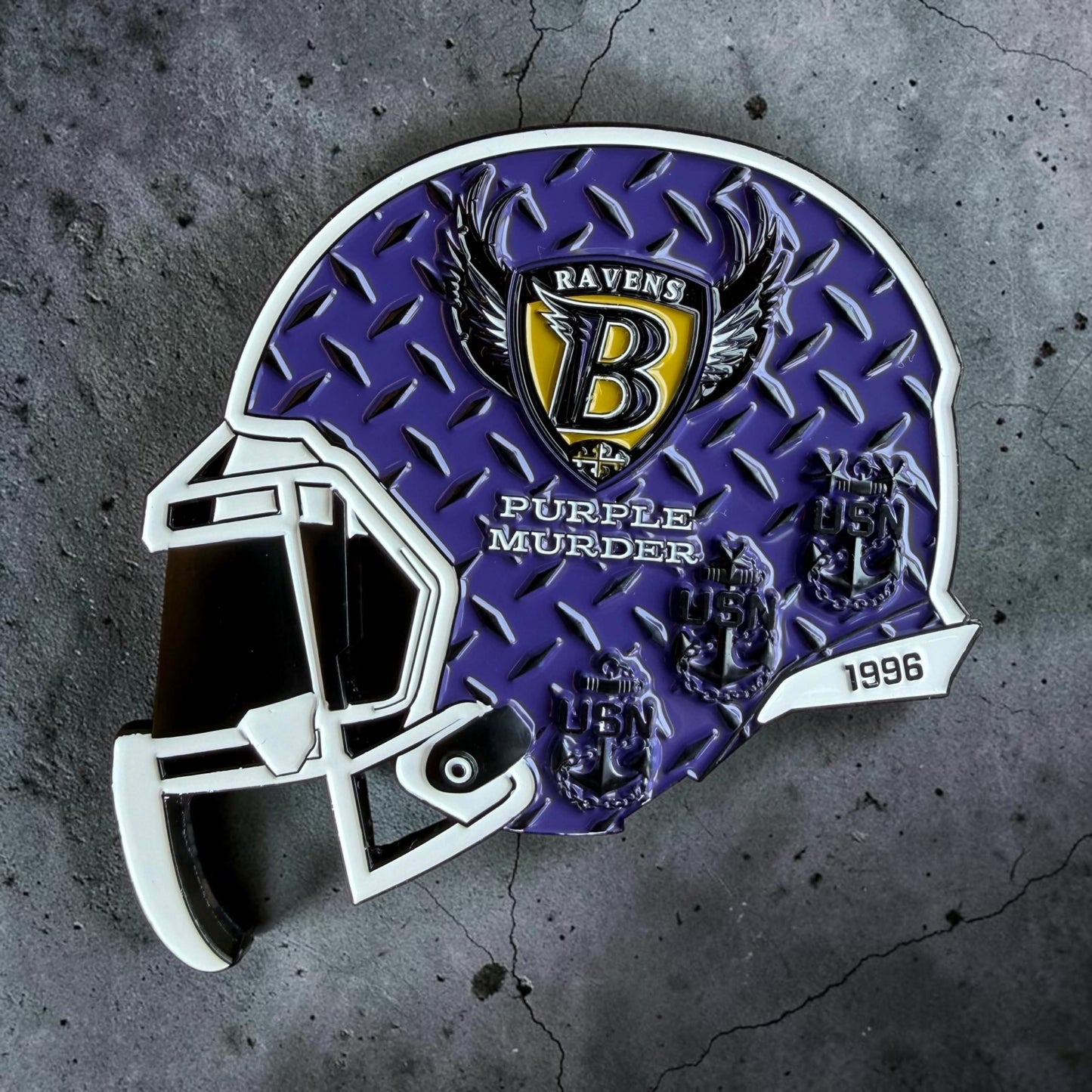 RAVENS FACEMASK BOTTLE OPENER