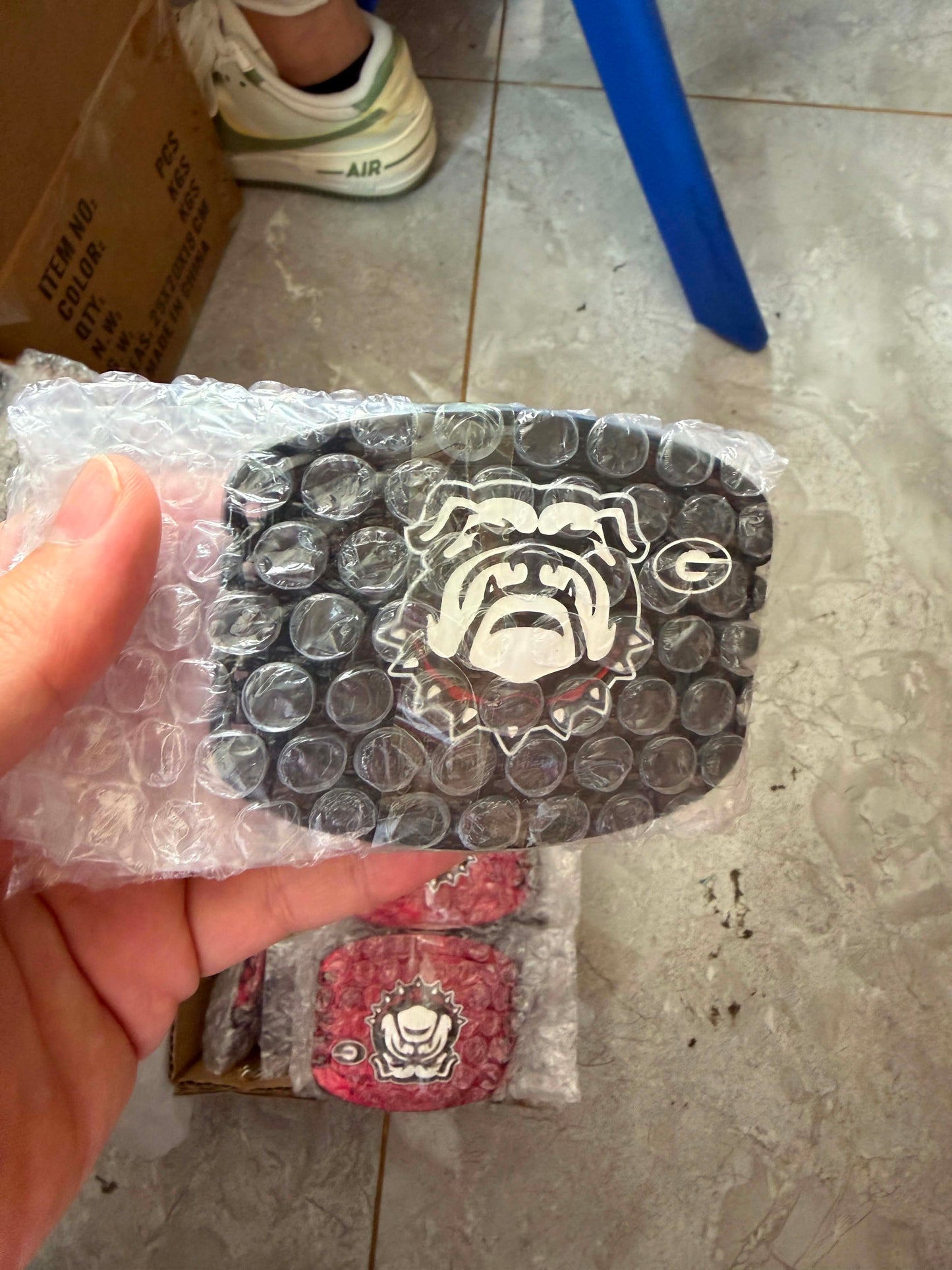 Georgia Dawg Nation Belt Buckles E6 and Below variant