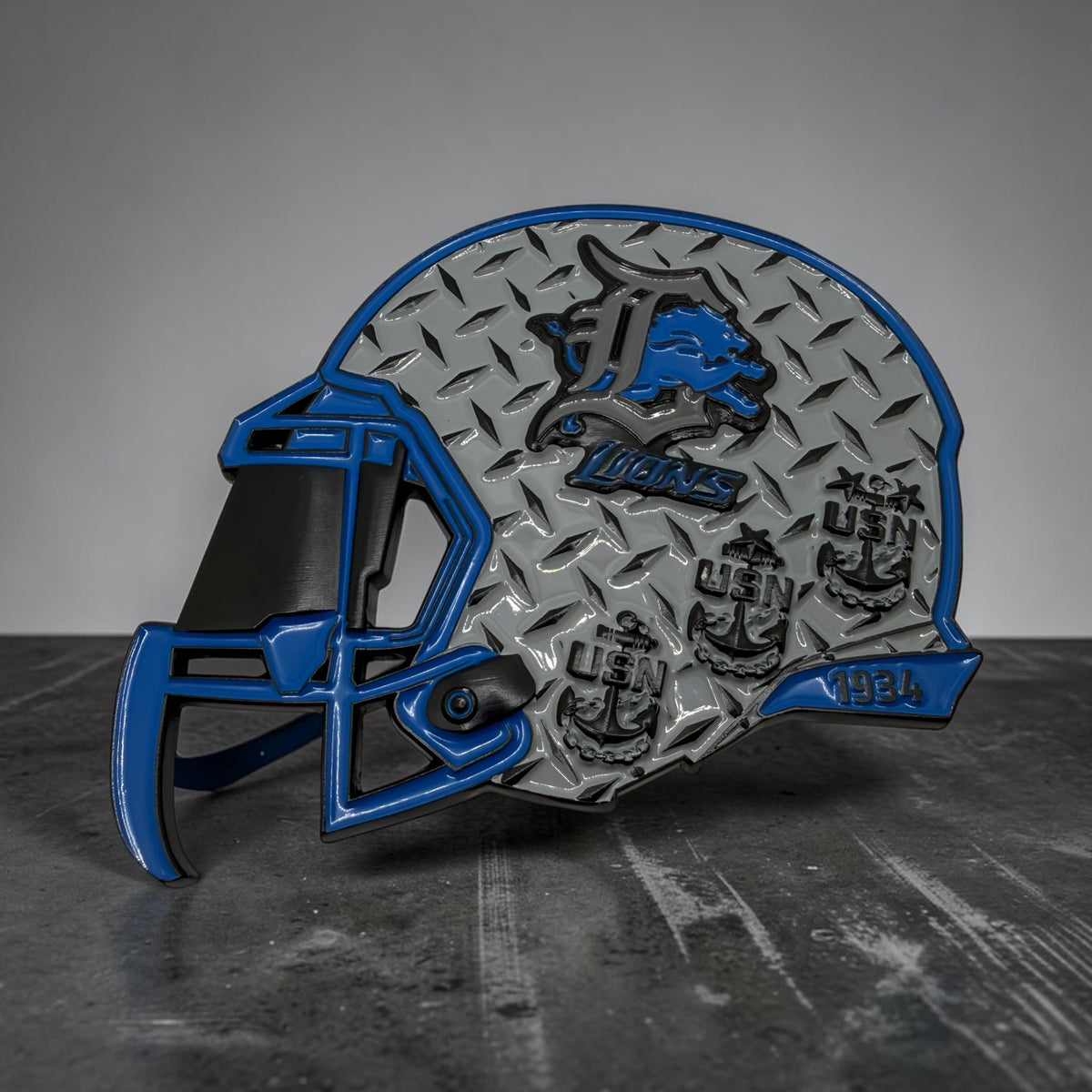 Lions Helmet Bottle Opener