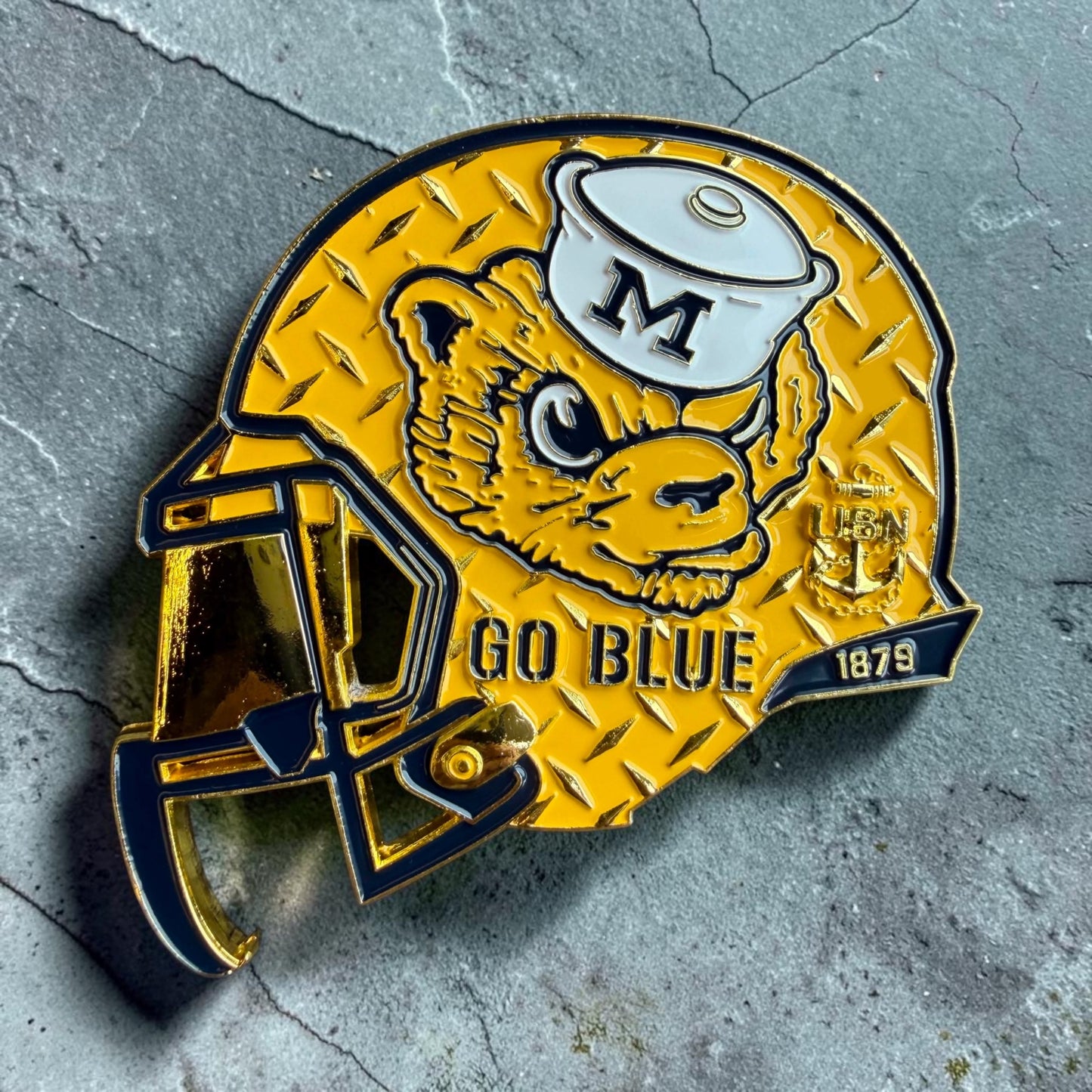 Go Blue Wolverines Helmets