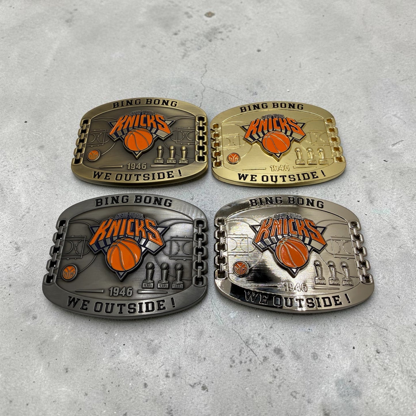 KNICKS IN 5 Belt Buckle no ranks