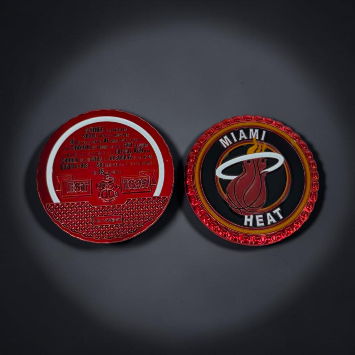 Miami Heat billy sunday cap