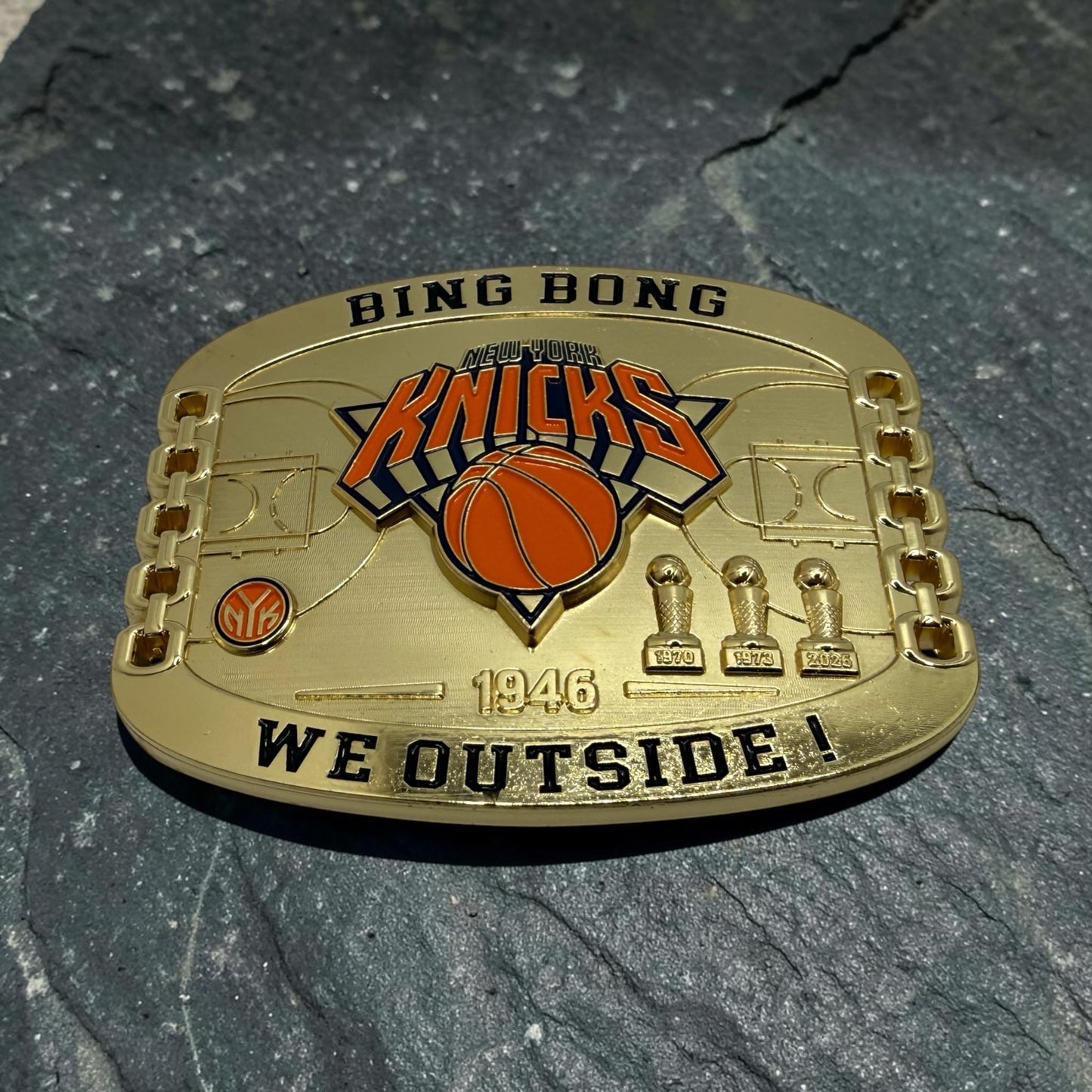 KNICKS IN 5 Belt Buckle no ranks