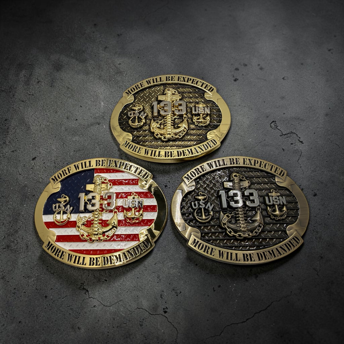 133 Years of the CHIEF! Belt Buckles