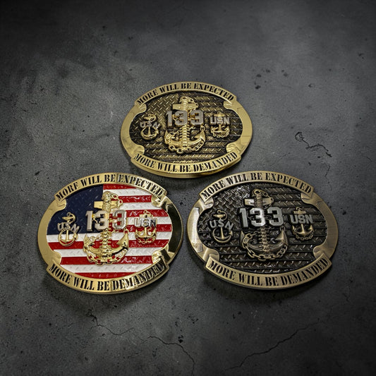 133 Years of the CHIEF! Belt Buckles