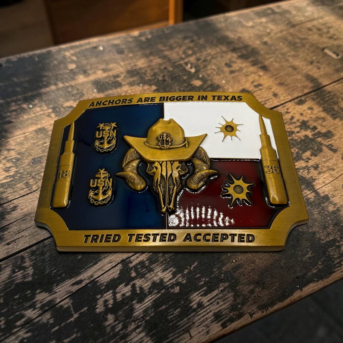 TEXAS PRIDE BUCKLE