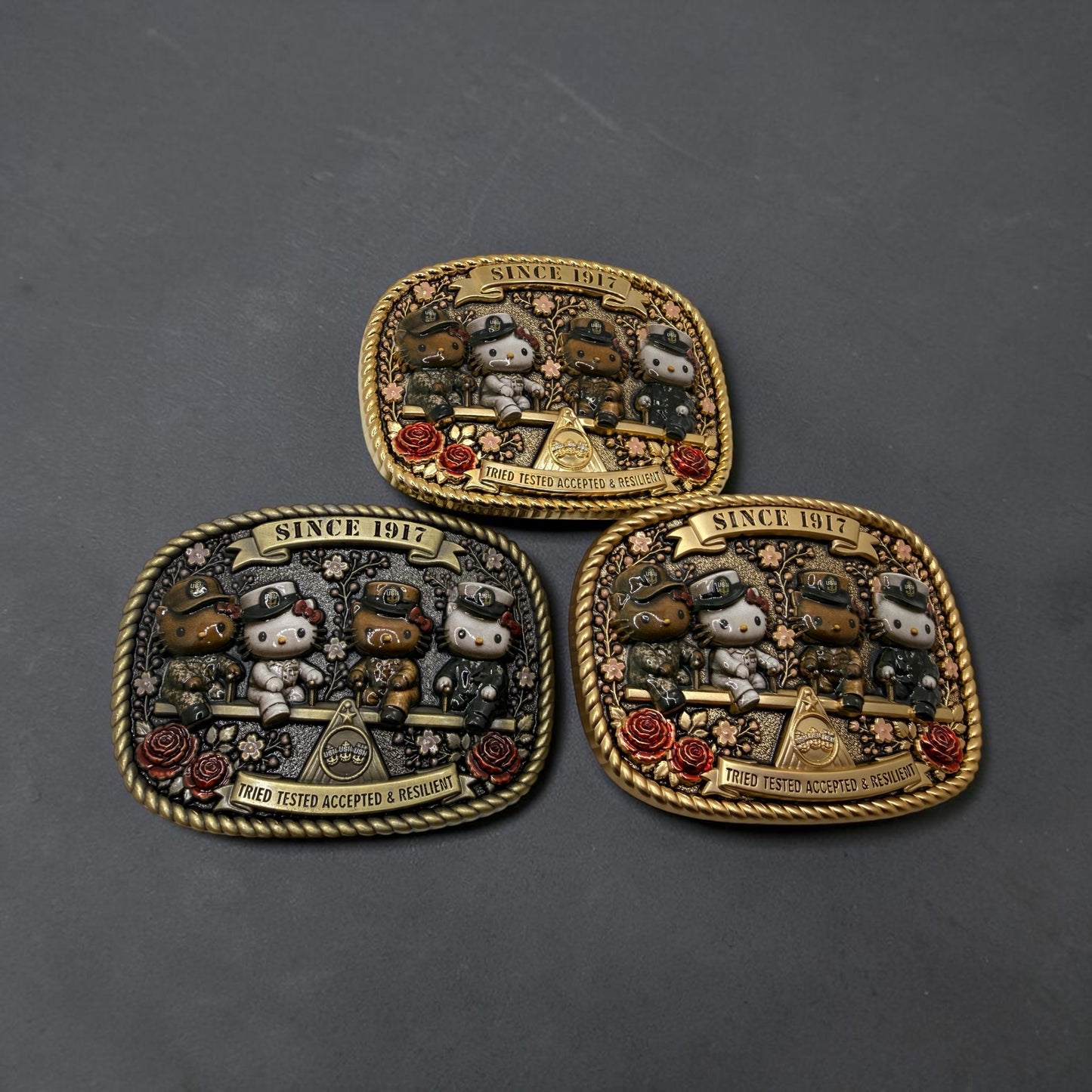 Hello Kitty CPO Belt Buckle