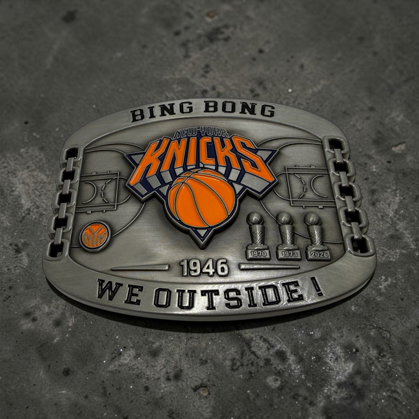 KNICKS IN 5 Belt Buckle no ranks