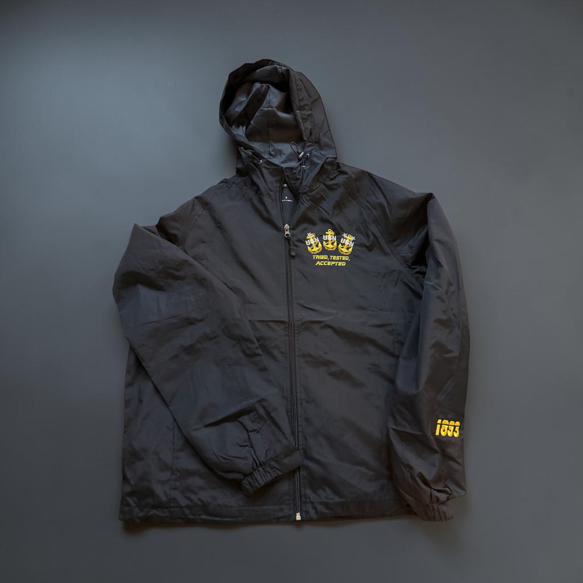 THE CHOSEN FEW FULL ZIP WINDBREAKER/RAINJACKET
