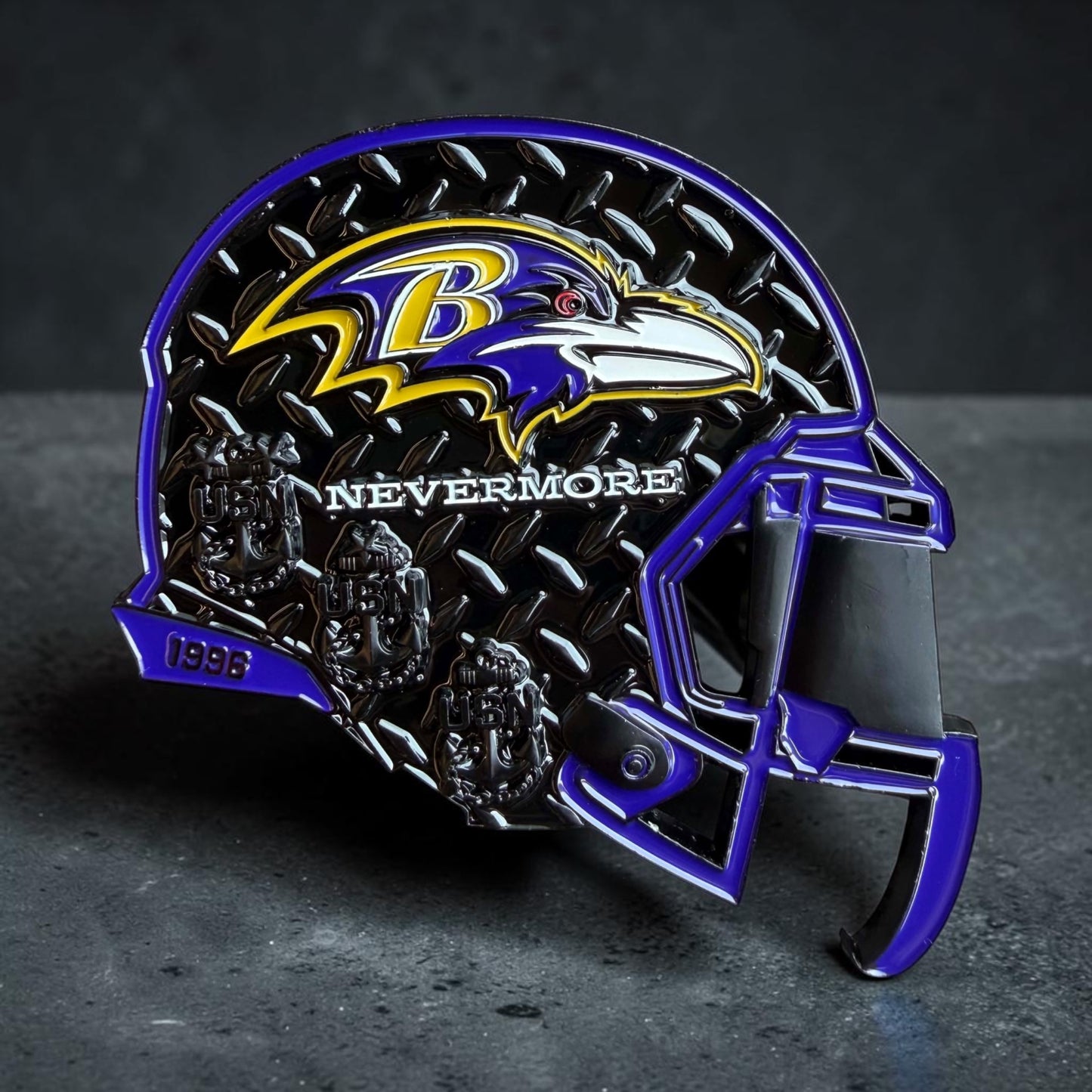 RAVENS FACEMASK BOTTLE OPENER