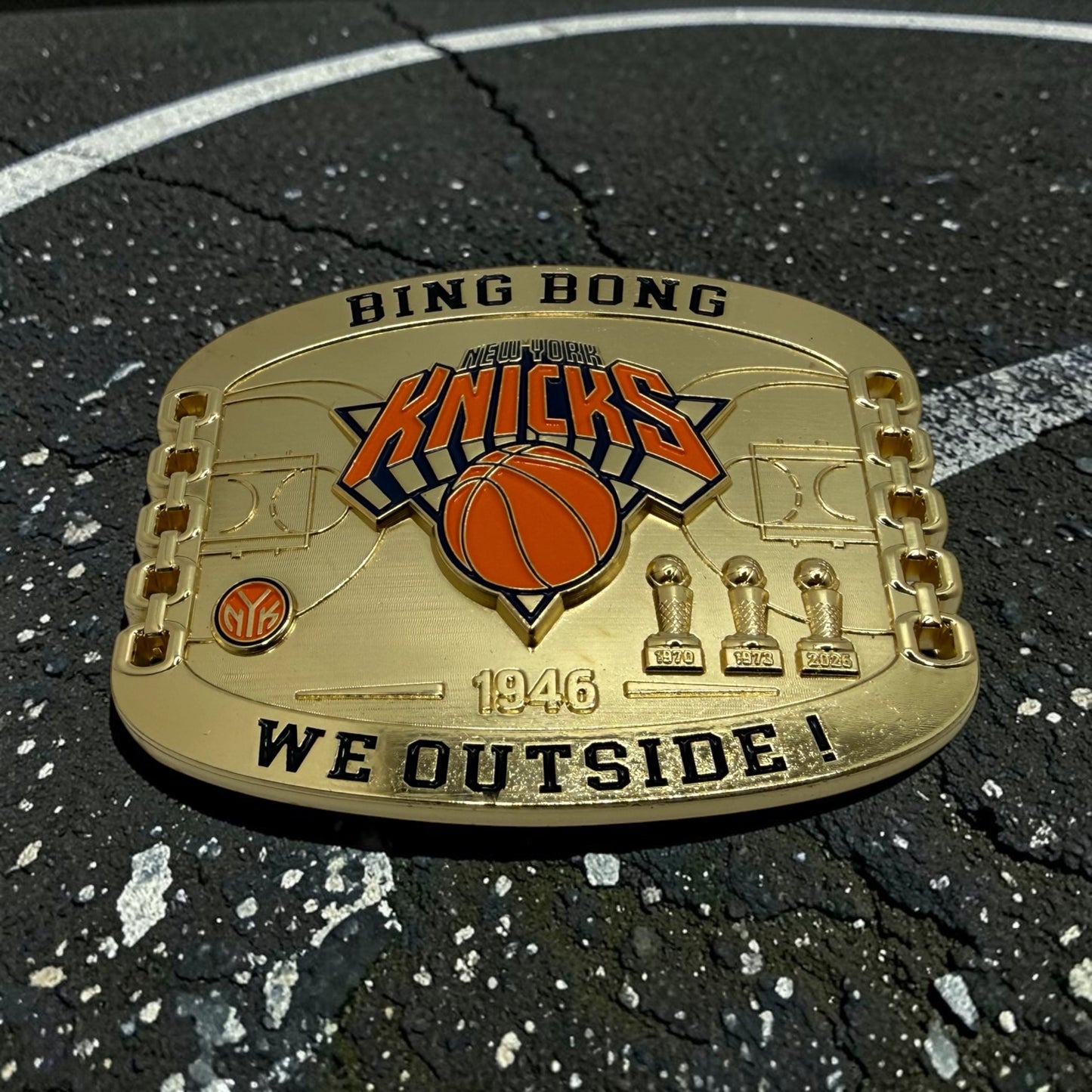 KNICKS IN 5 Belt Buckle no ranks