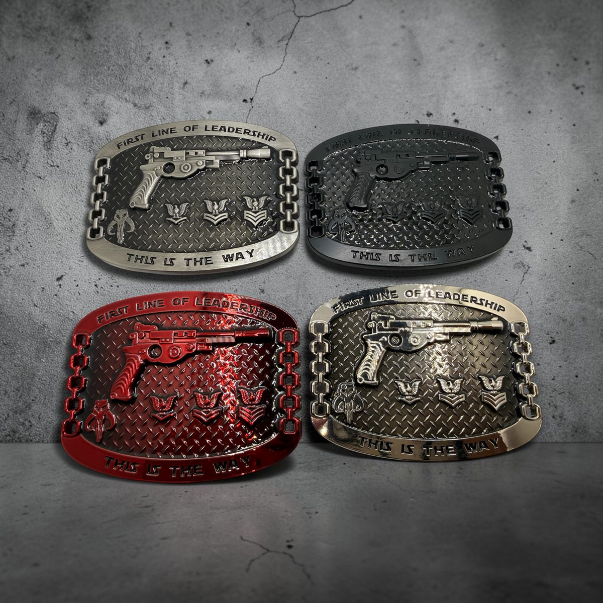 Petty Officer Mandalorian Belt Buckles
