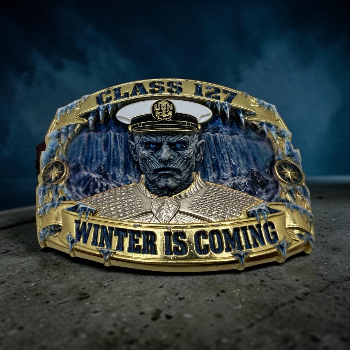 Class 127 the Winter Chiefs ‘Night King’ Belt Buckles