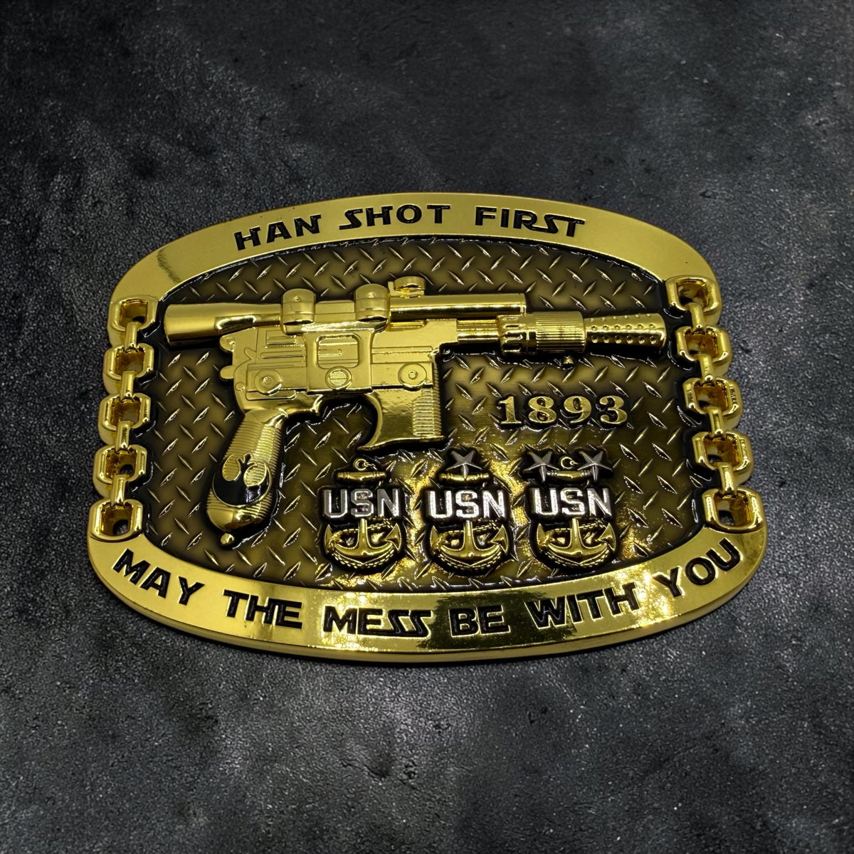 Han Shot First CHIEF Belt Buckle