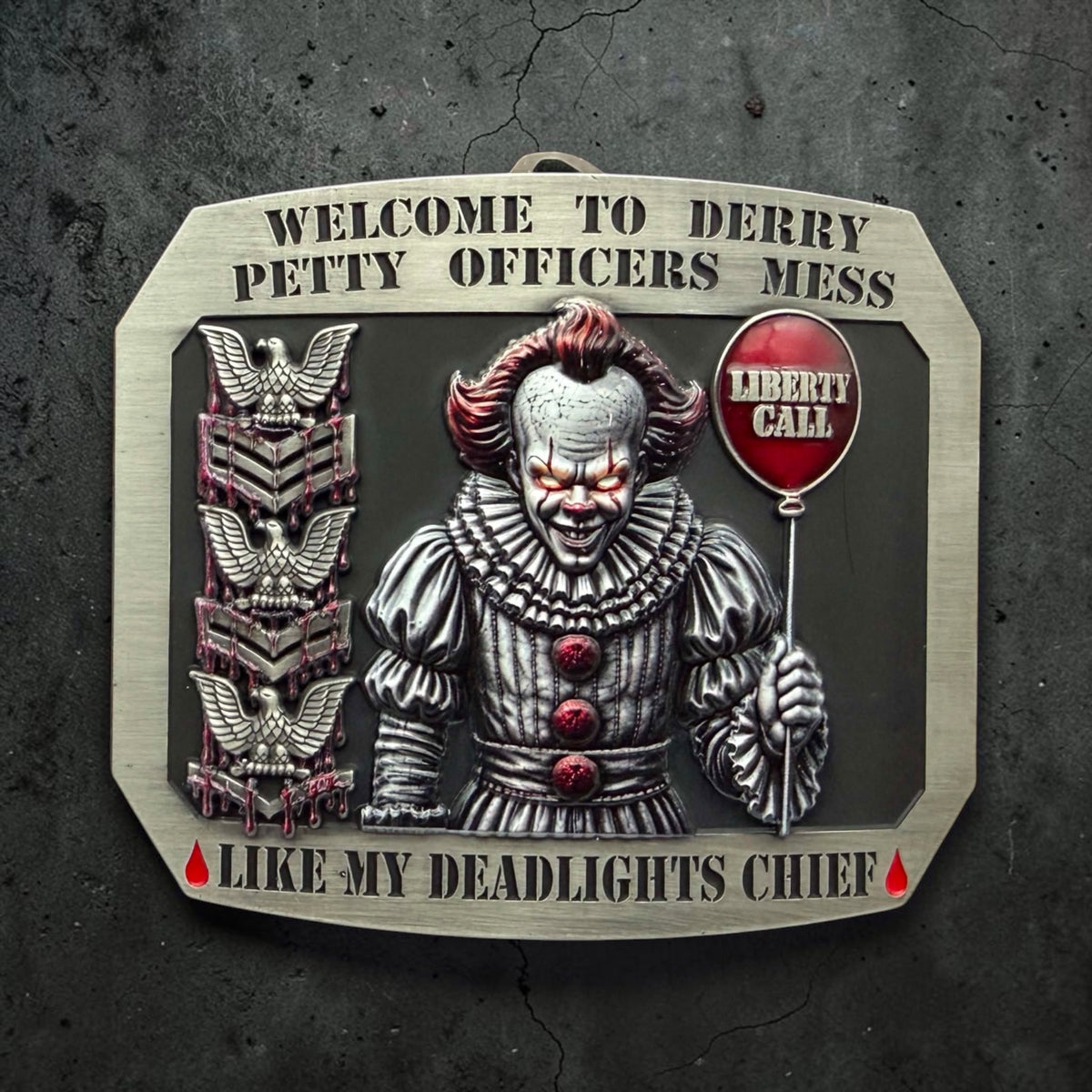 Pennywise IT Petty Officers Belt Buckles