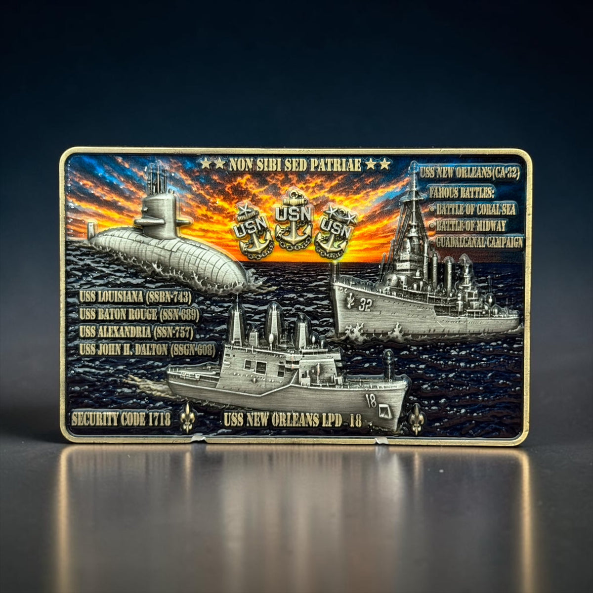 New Orleans Chargers Card