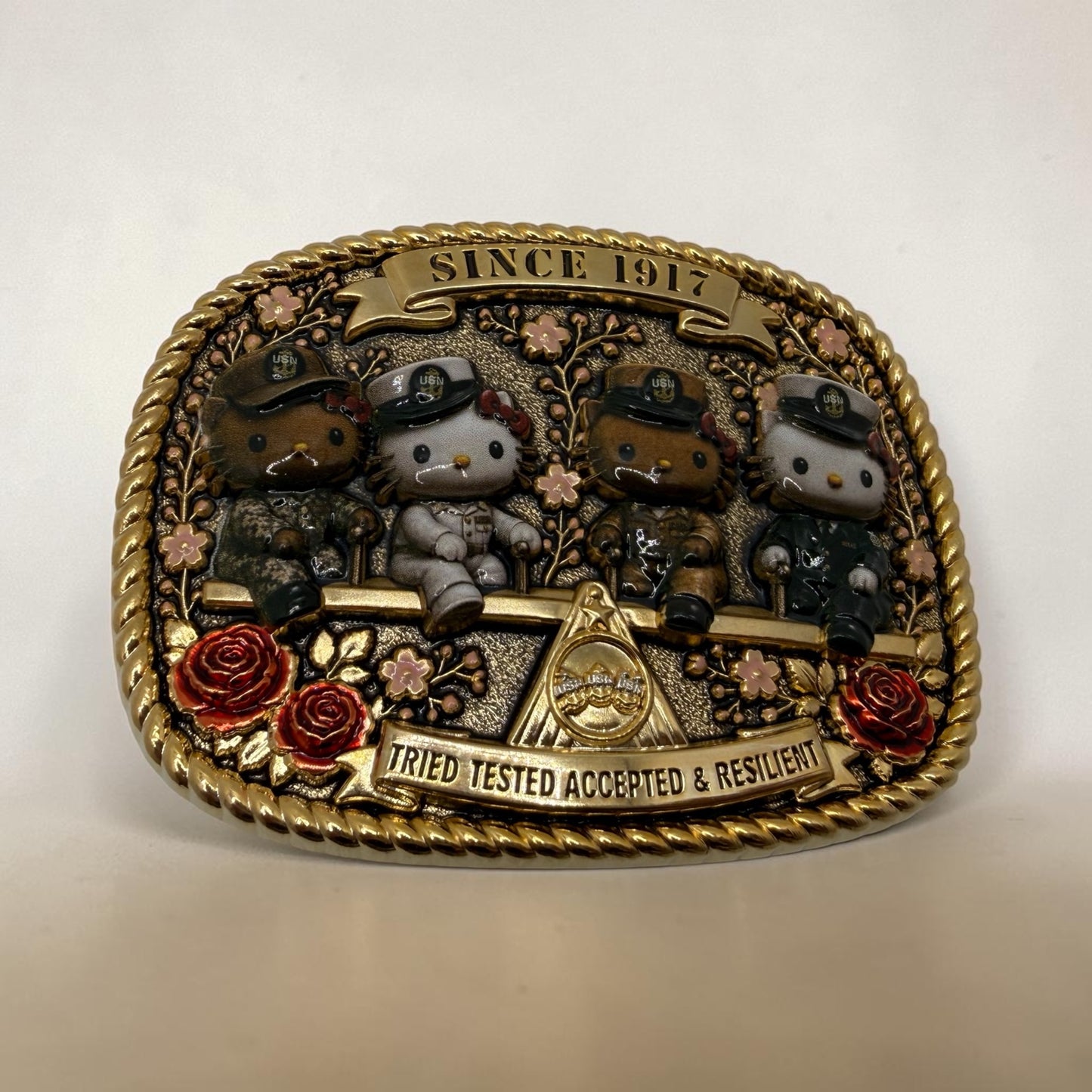 Hello Kitty CPO Belt Buckle