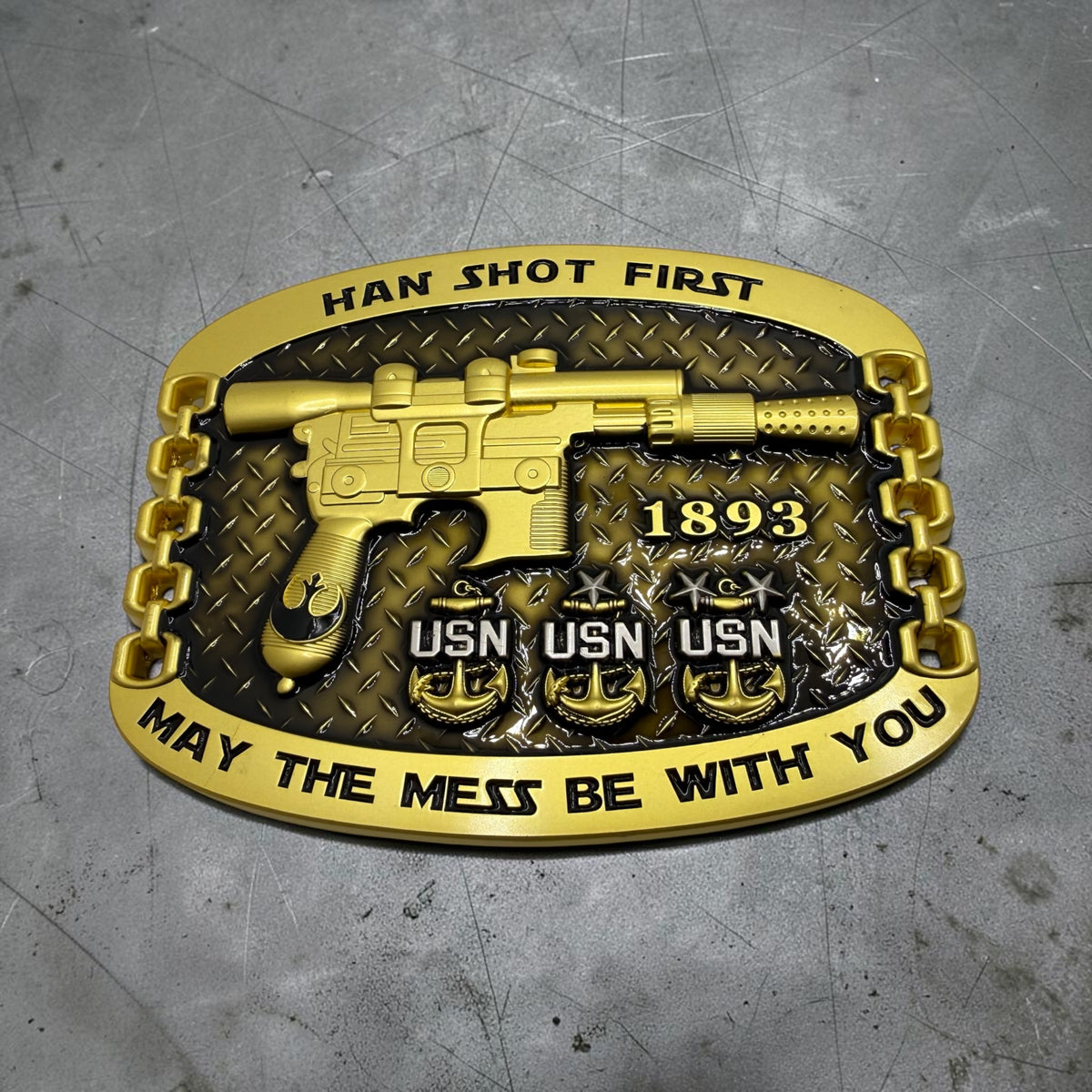 Han Shot First CHIEF Belt Buckle