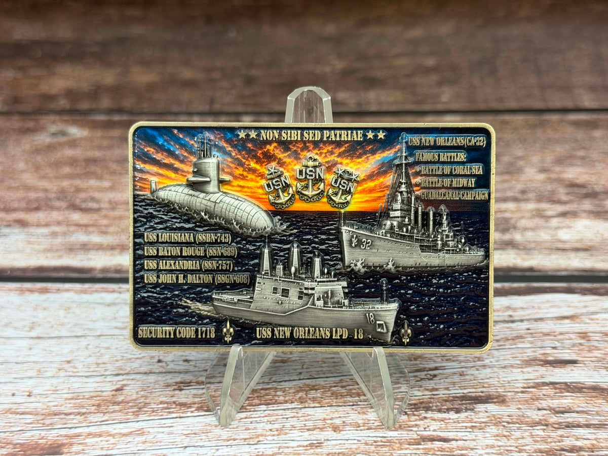 New Orleans Chargers Card