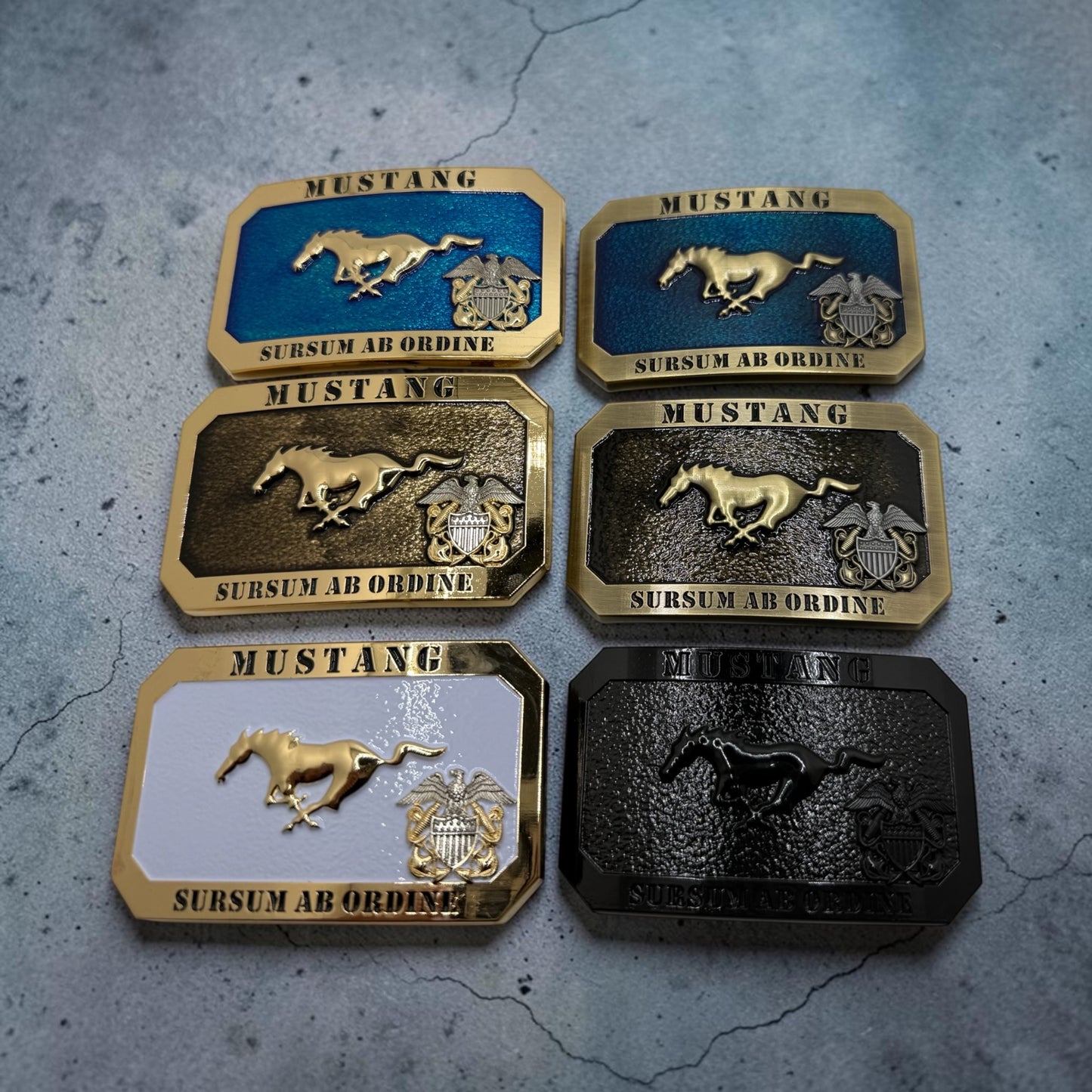 Ford Mustang 3.25 inch Belt Buckles