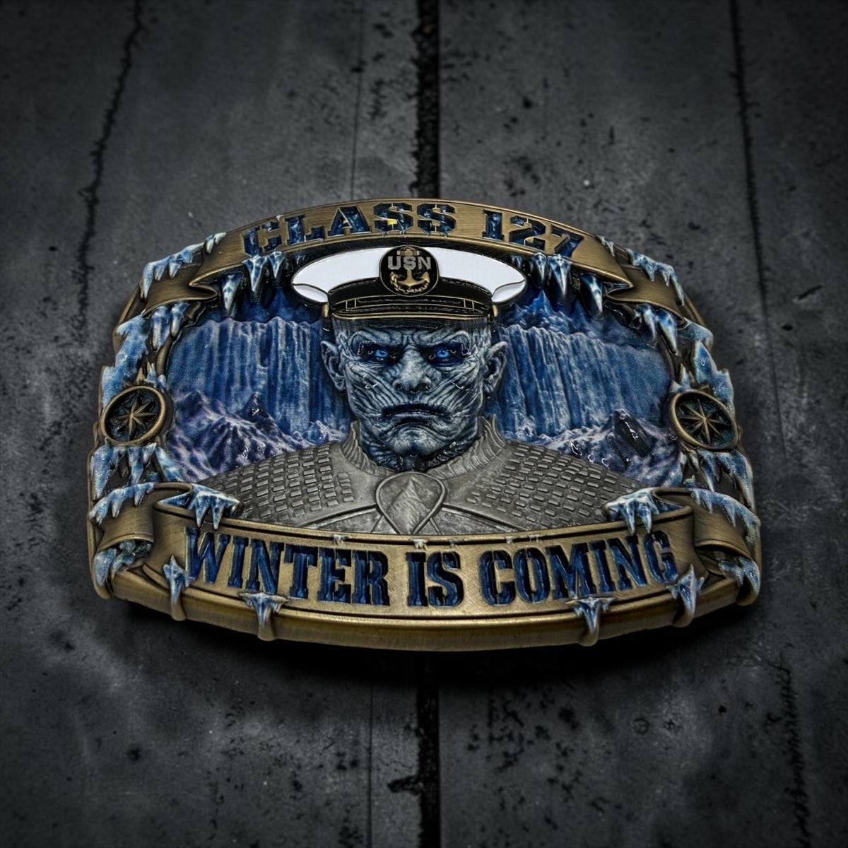 Class 127 the Winter Chiefs ‘Night King’ Belt Buckles