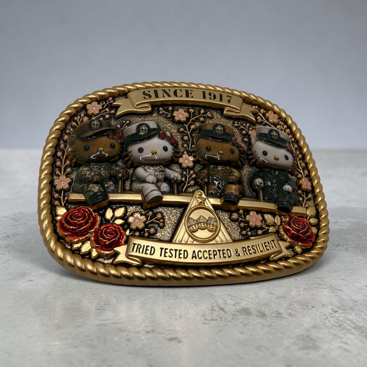 Hello Kitty CPO Belt Buckle