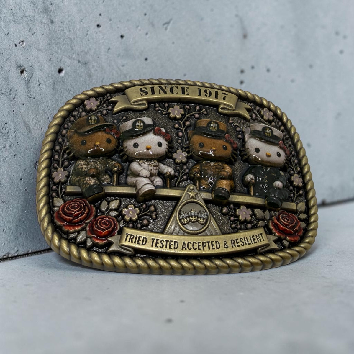 Hello Kitty CPO Belt Buckle