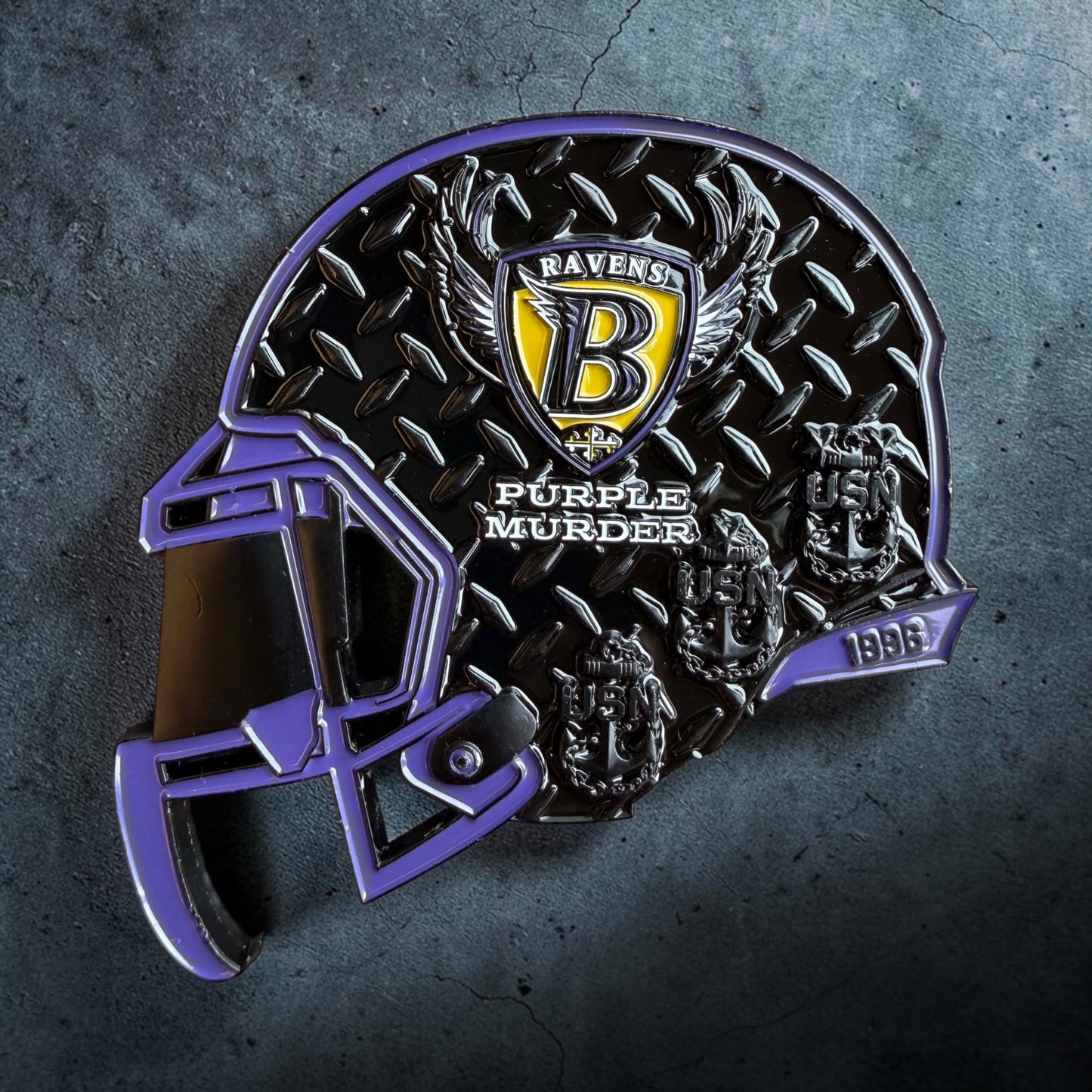 RAVENS FACEMASK BOTTLE OPENER