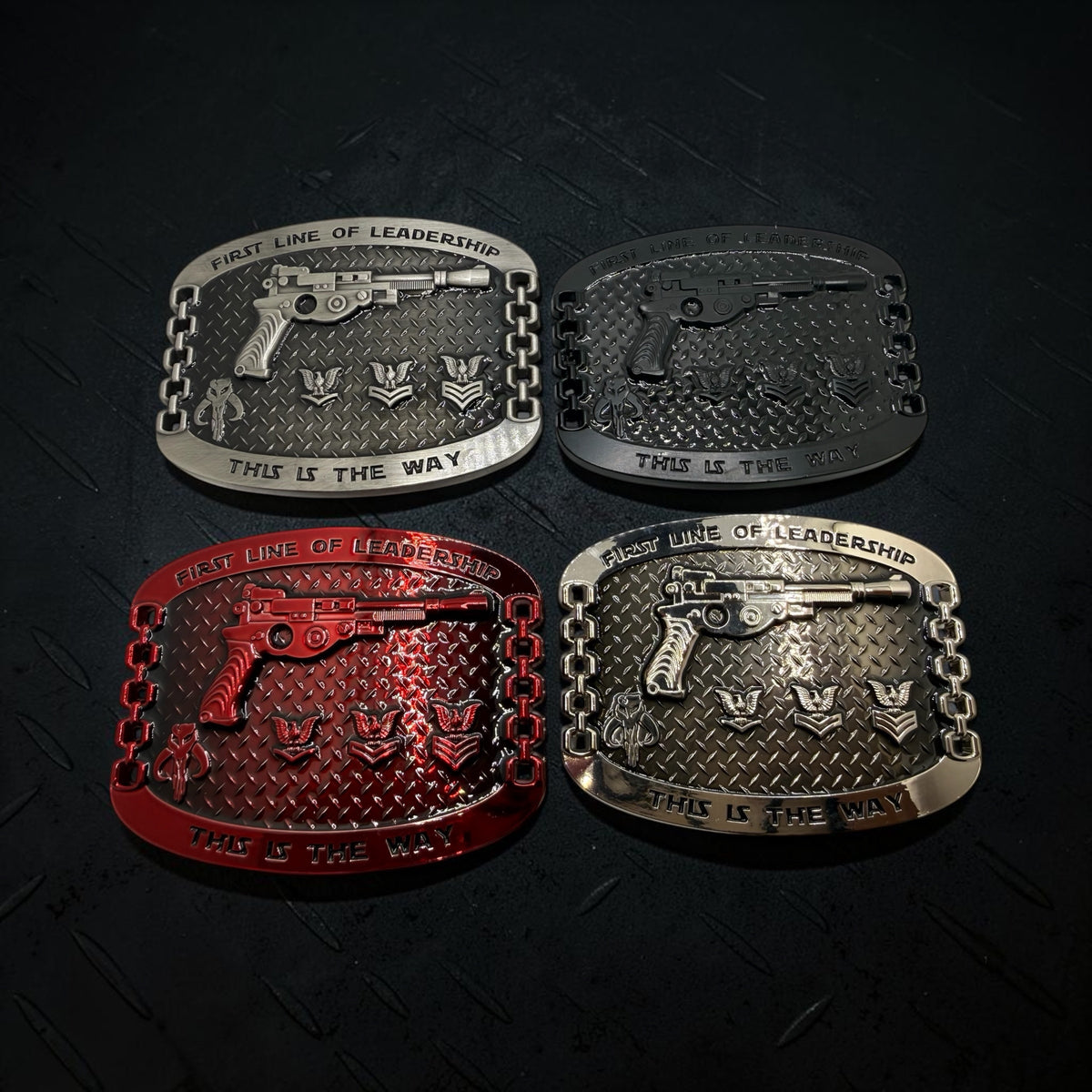 Petty Officer Mandalorian Belt Buckles