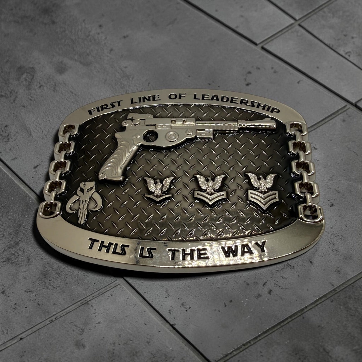 Petty Officer Mandalorian Belt Buckles