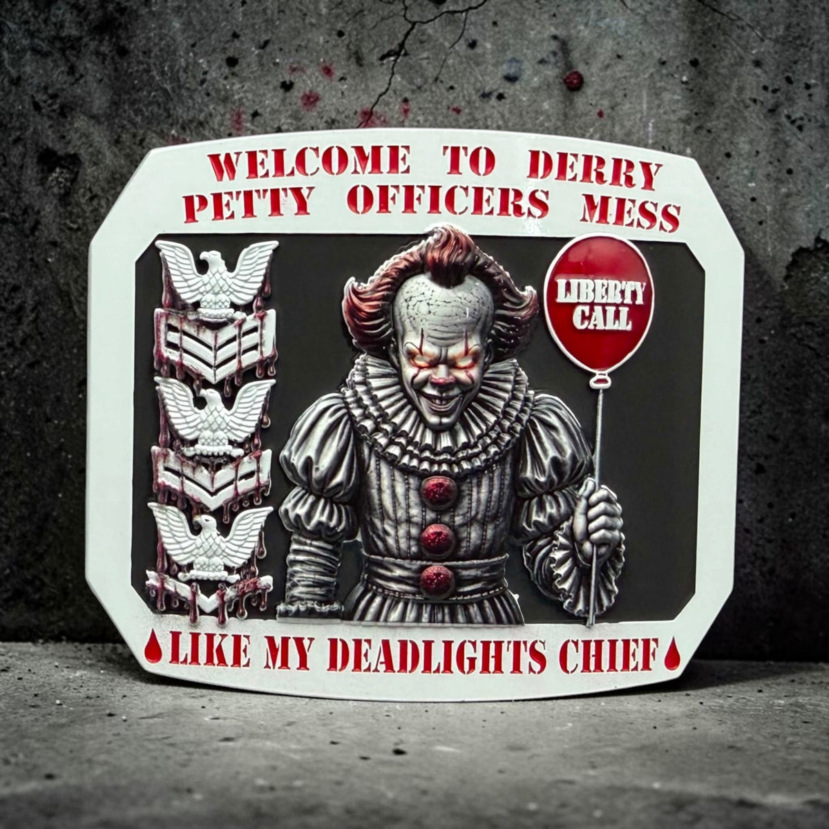 Pennywise IT Petty Officers Belt Buckles