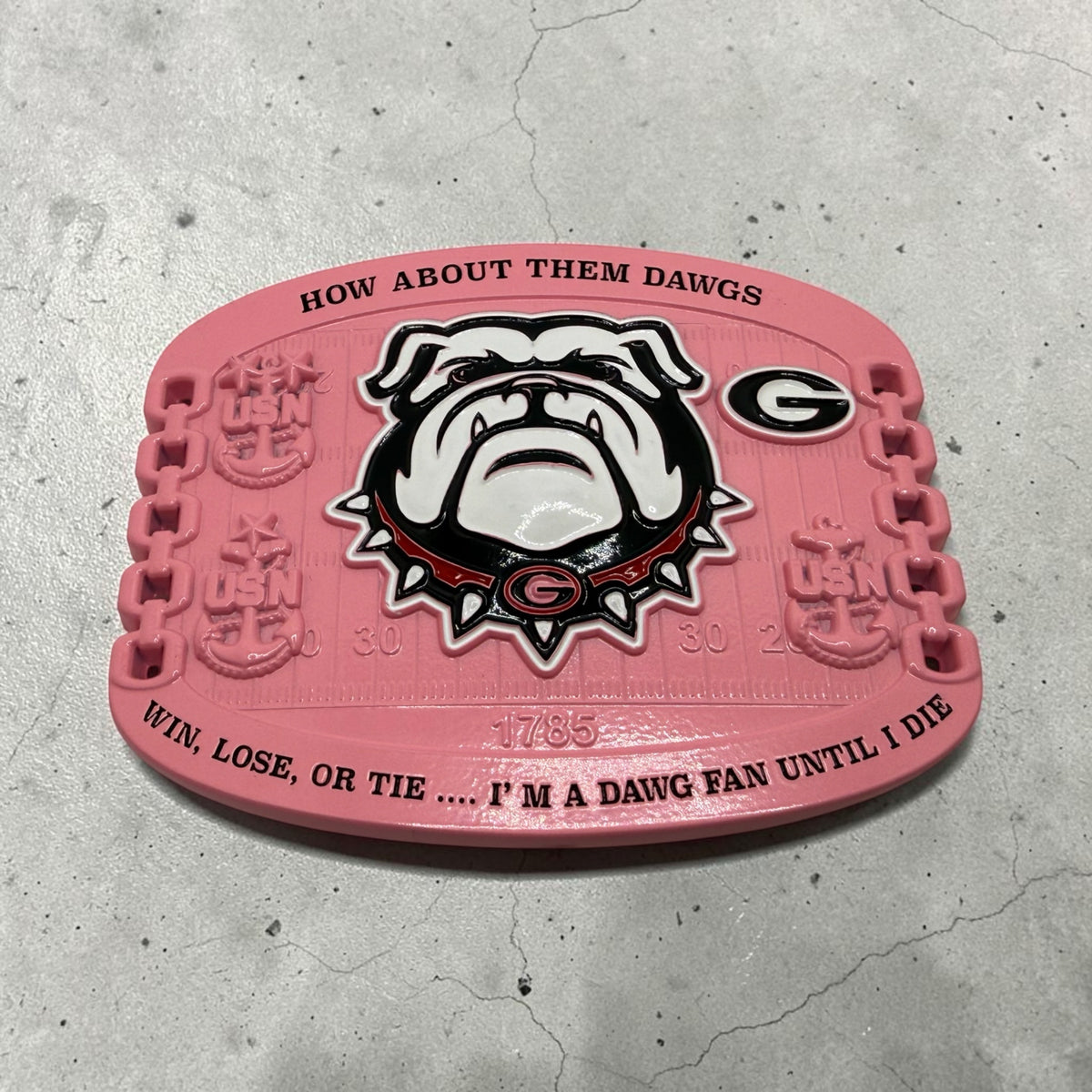 Georgia Dawgs CHIEF Belt Buckles