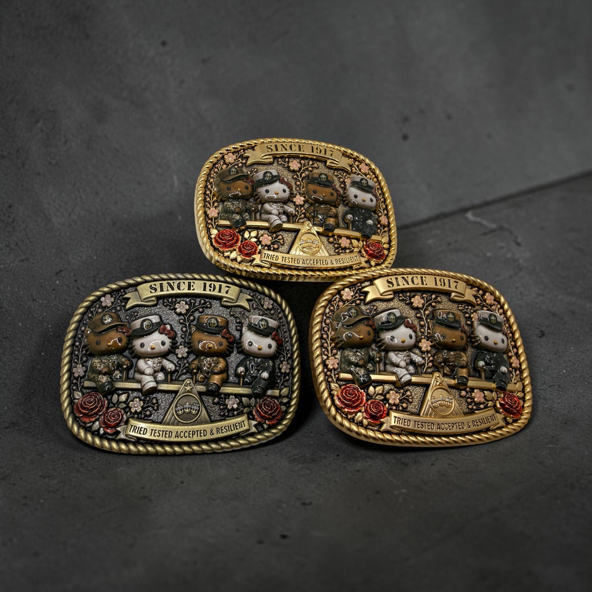 Hello Kitty CPO Belt Buckle